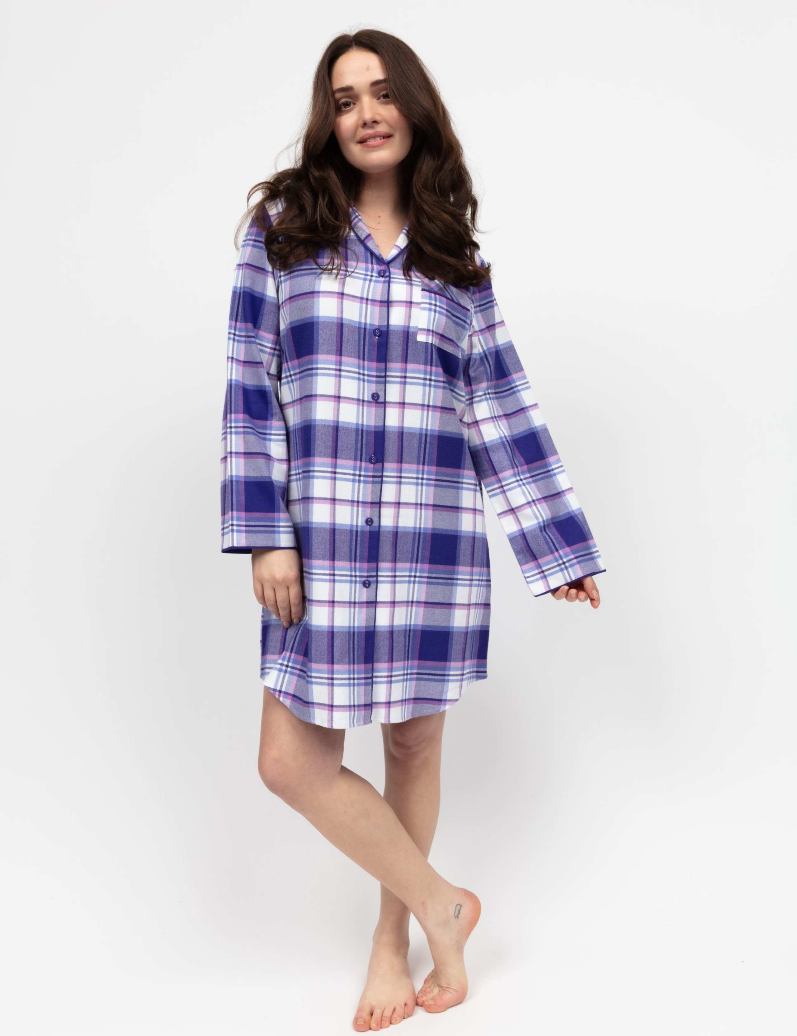 Cotton Long Nightshirt
