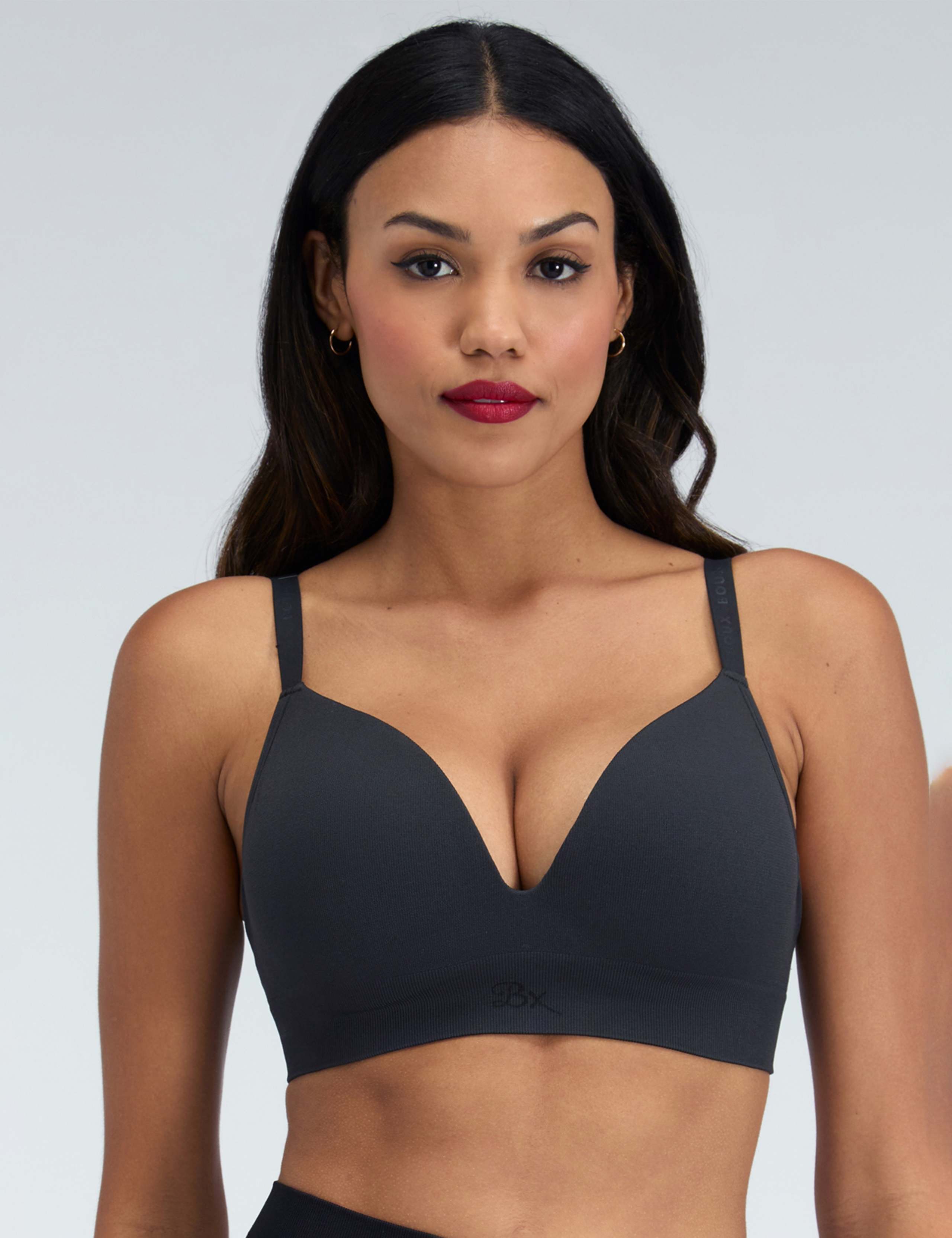 Seamless Push-Up Plunge Bralette