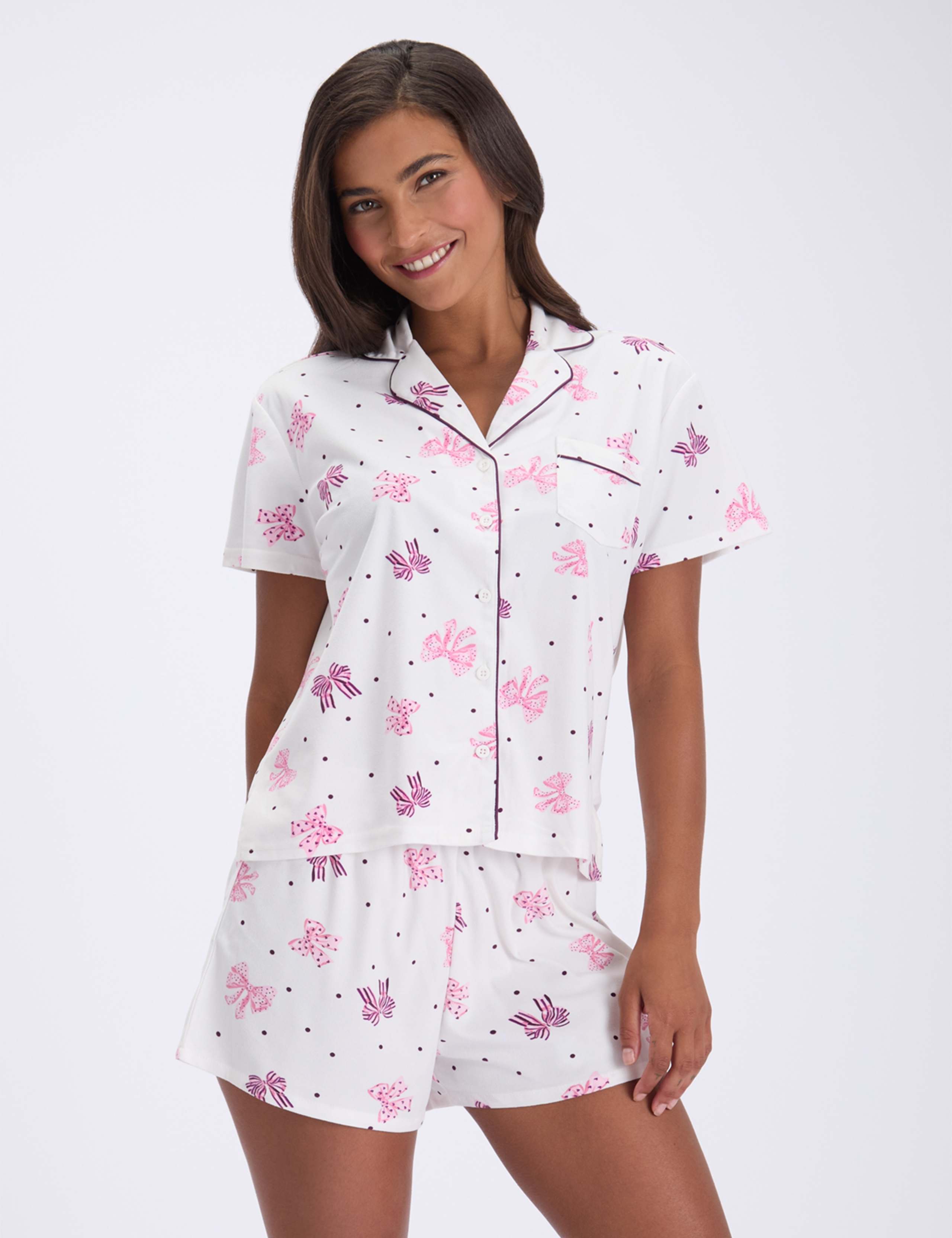 Fleece Bow Shortie Set in a Bag