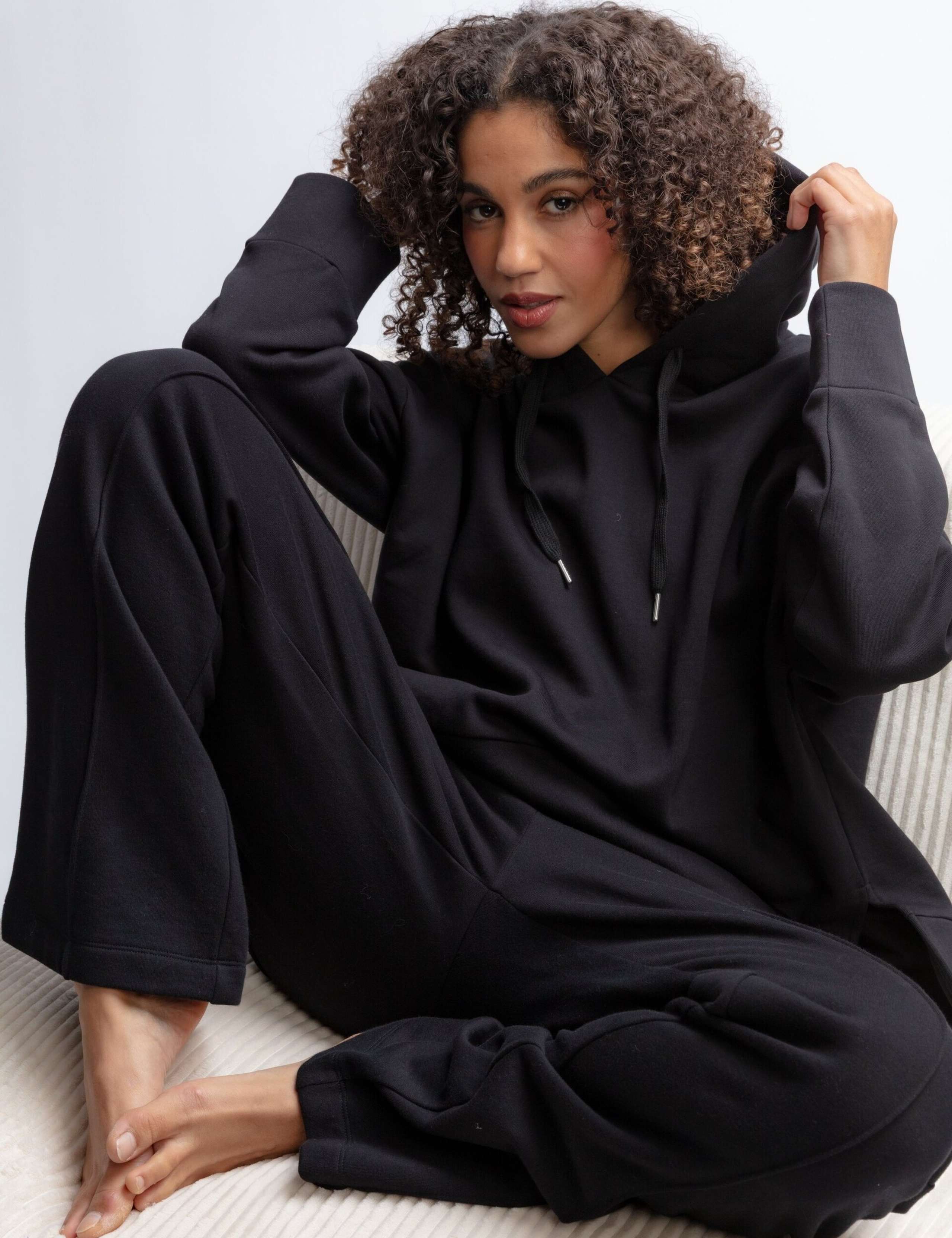 Jersey Relaxed Lounge Hoodie