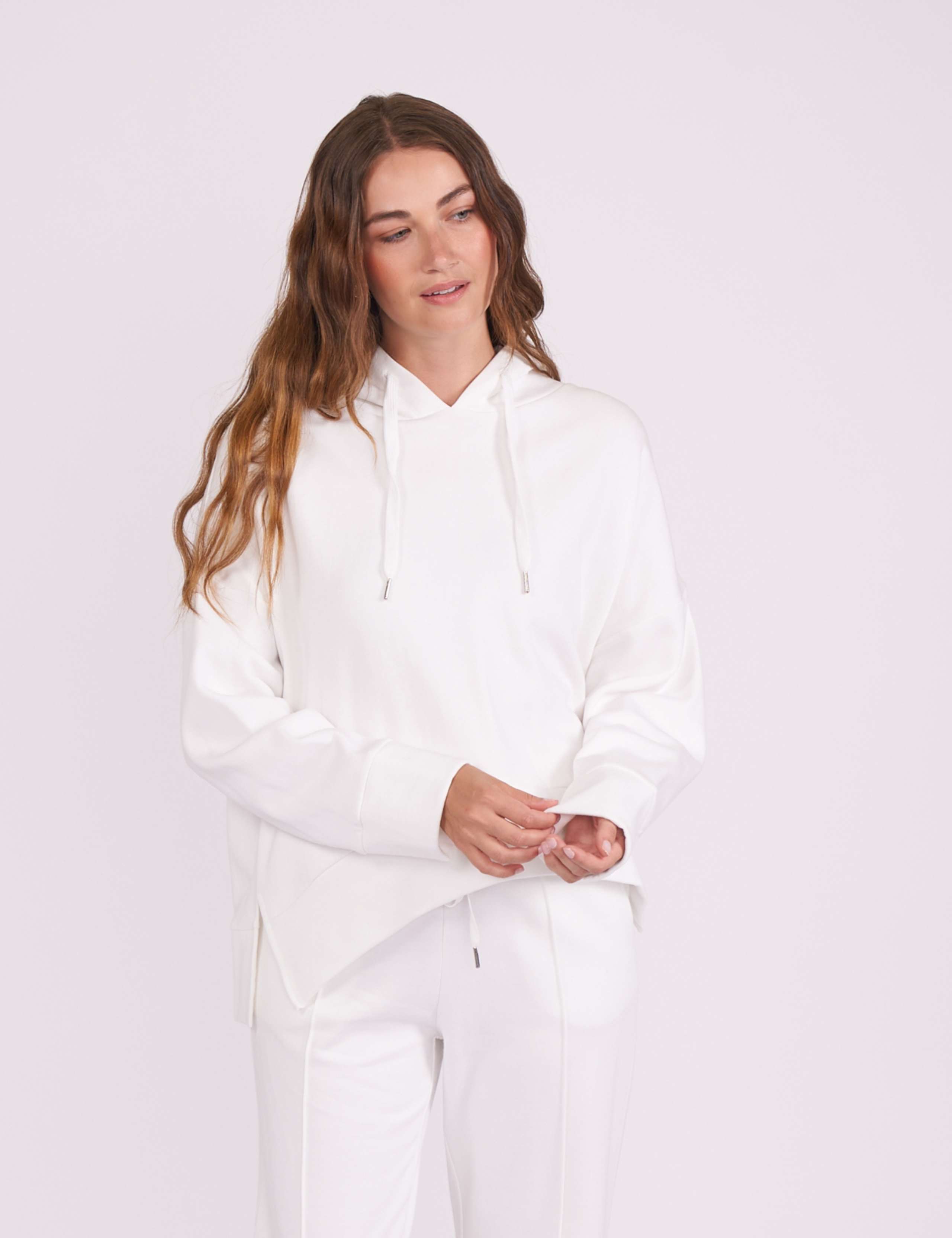 Jersey Relaxed Lounge Hoodie