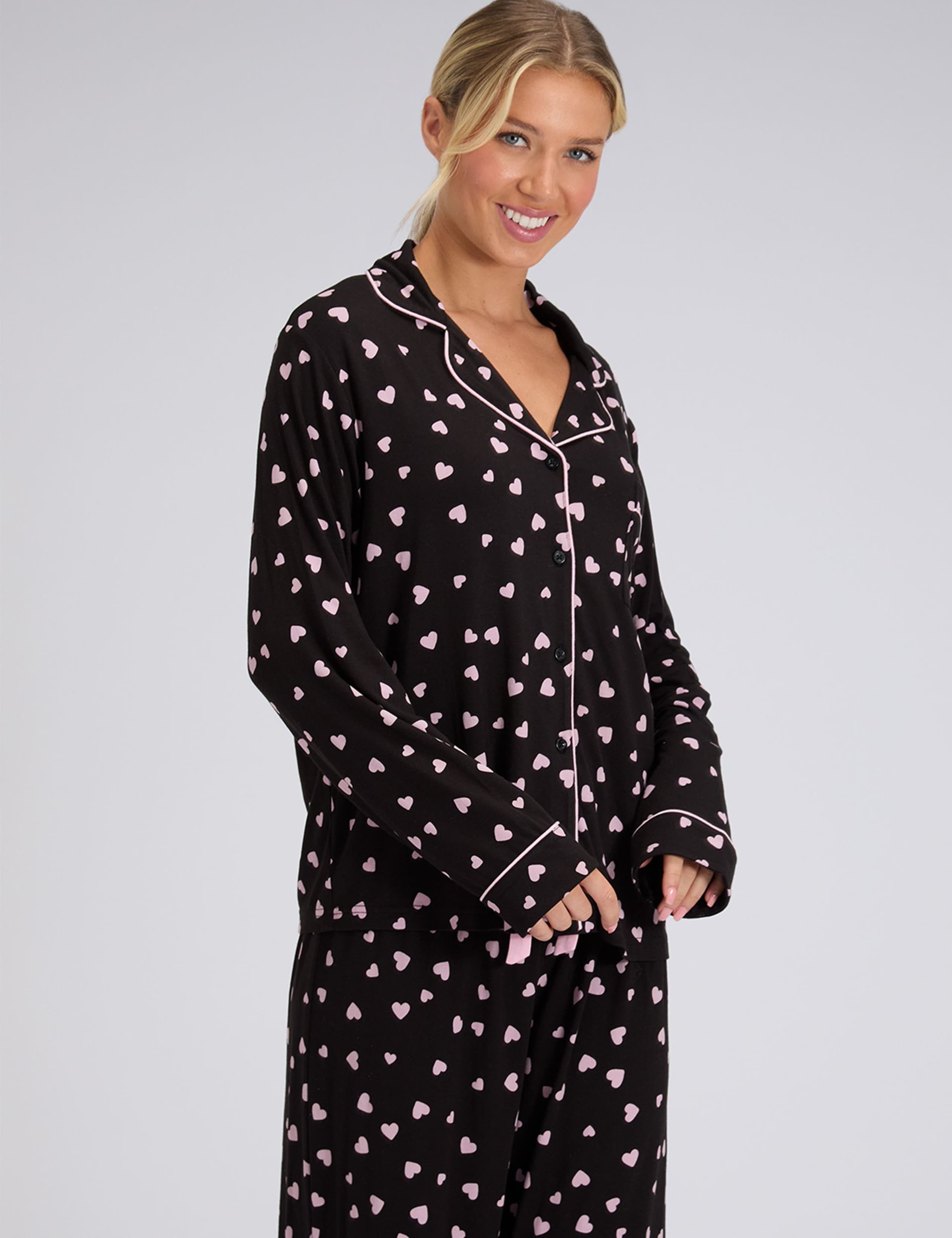 Heart Modal Rich Pyjamas
