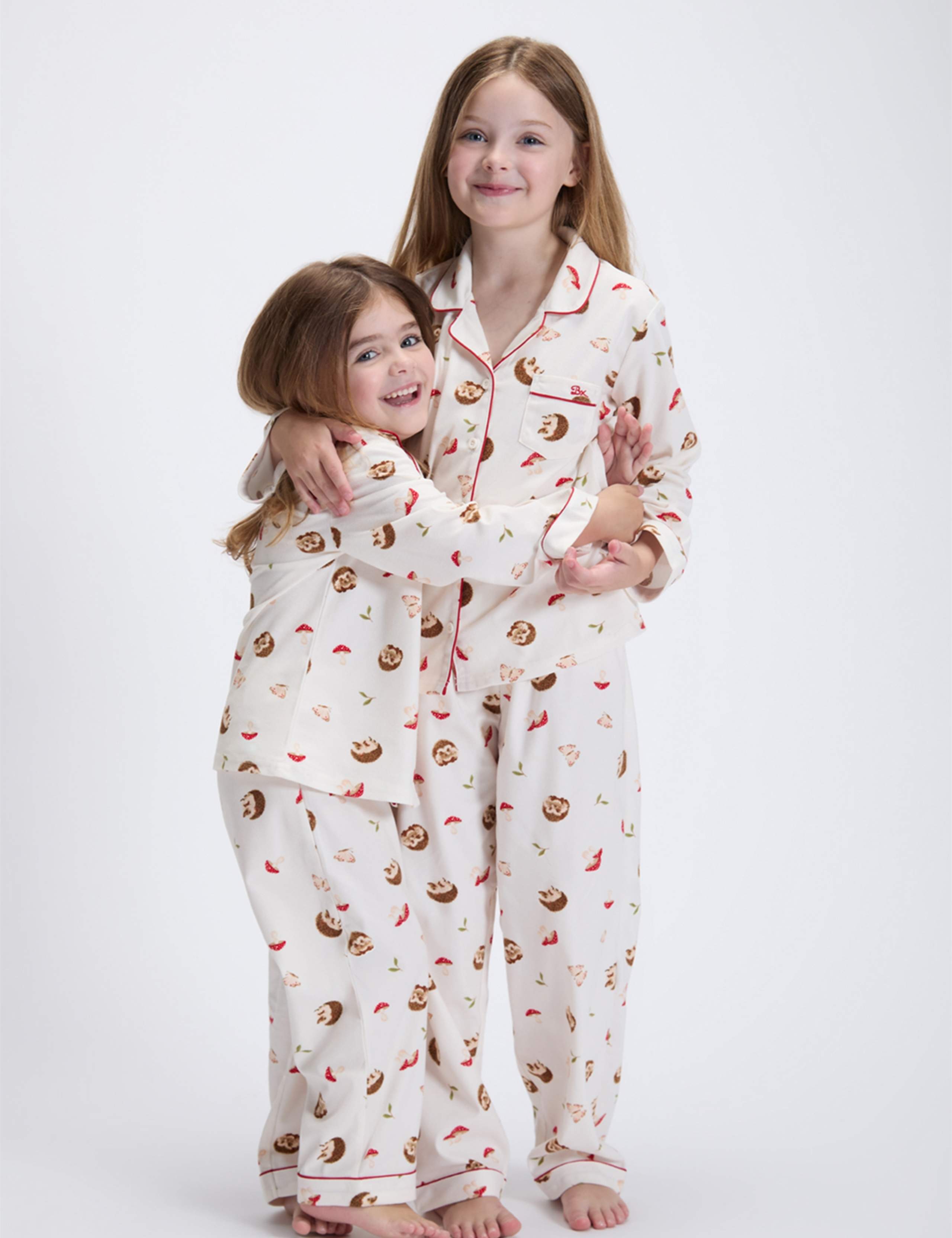 Fleece Hedgehog Pyjamas in a Bag (2-12 Yrs)