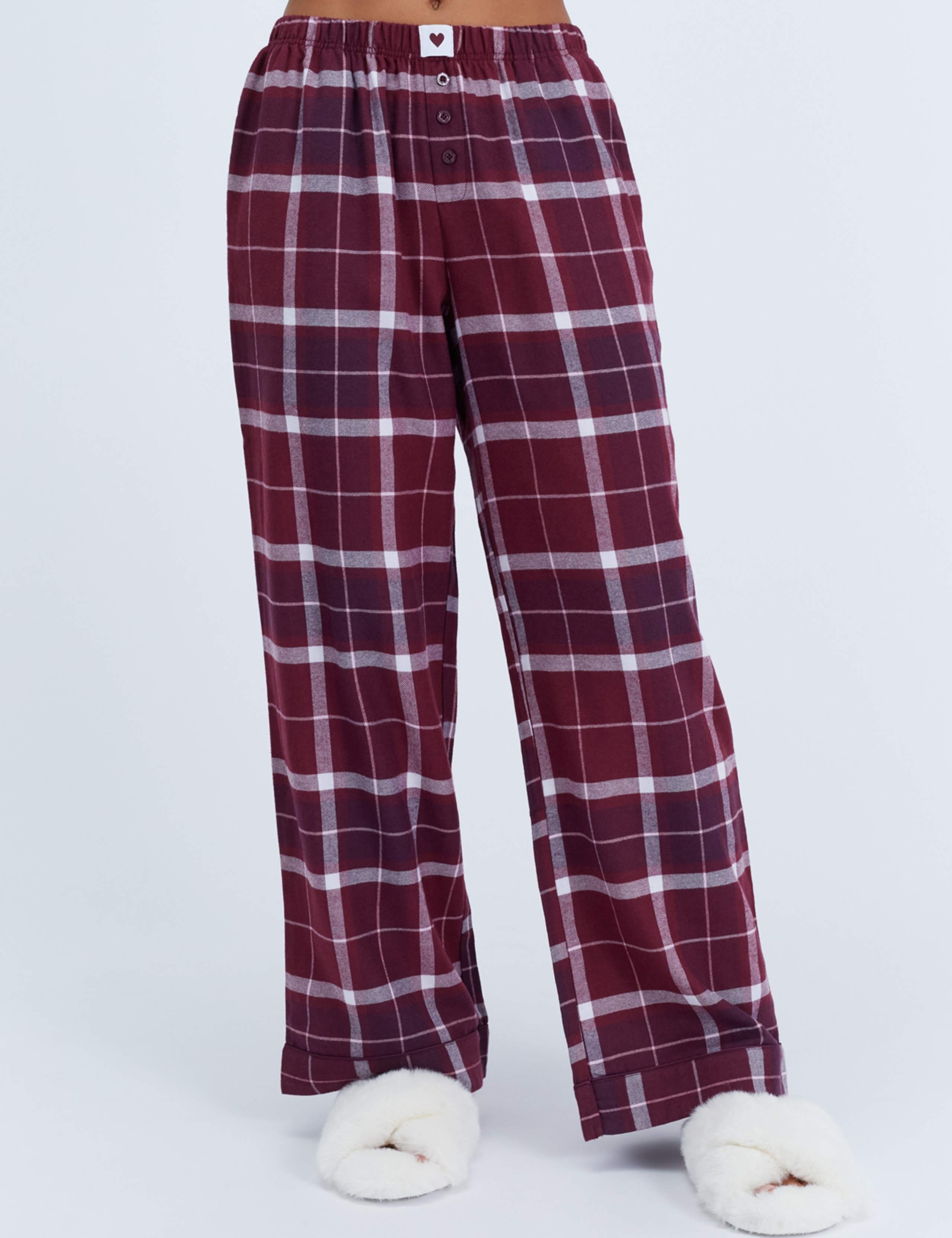 Somerville Checked Long Pyjama Bottoms