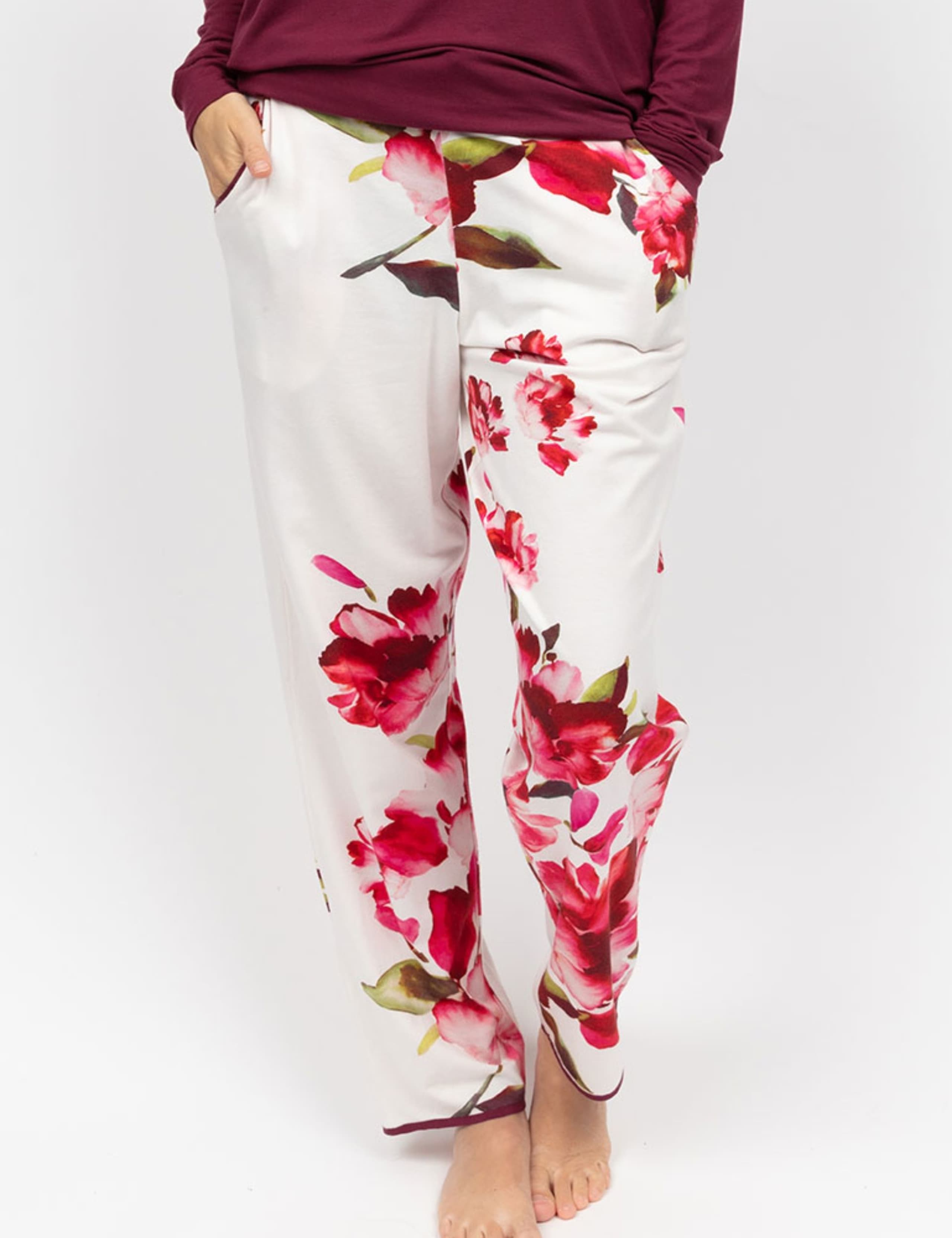 Cotton Modal Floral Pyjama Bottoms