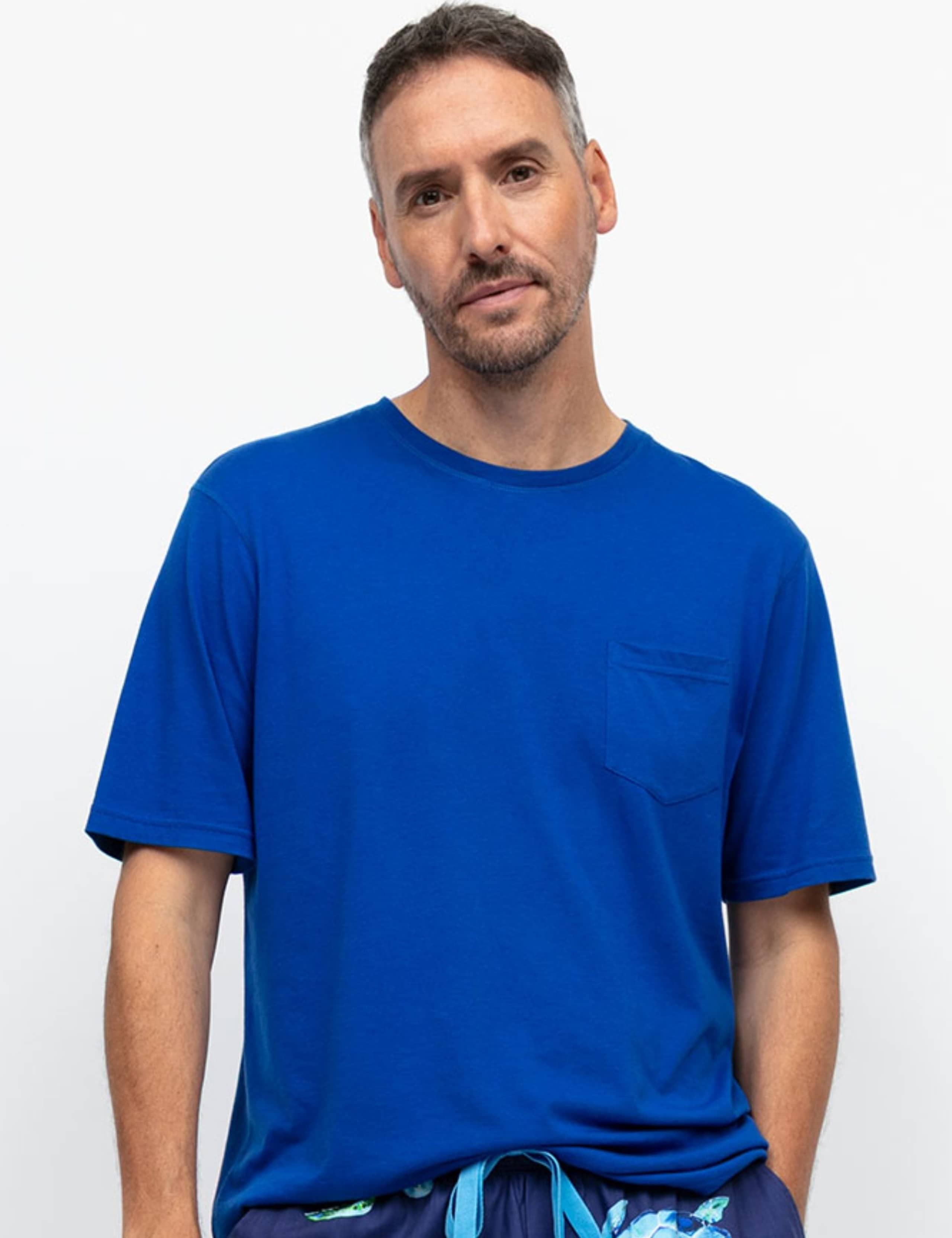 Cotton Modal Blend Knitted Pyjama Top