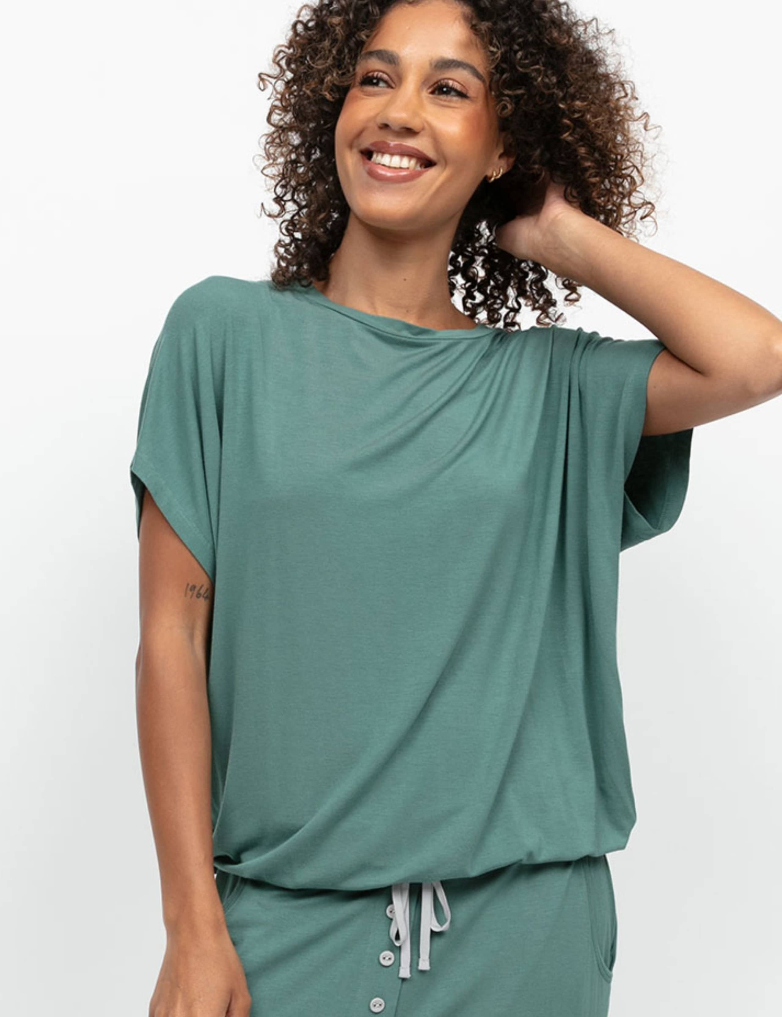 Modal Rich Pyjama Top