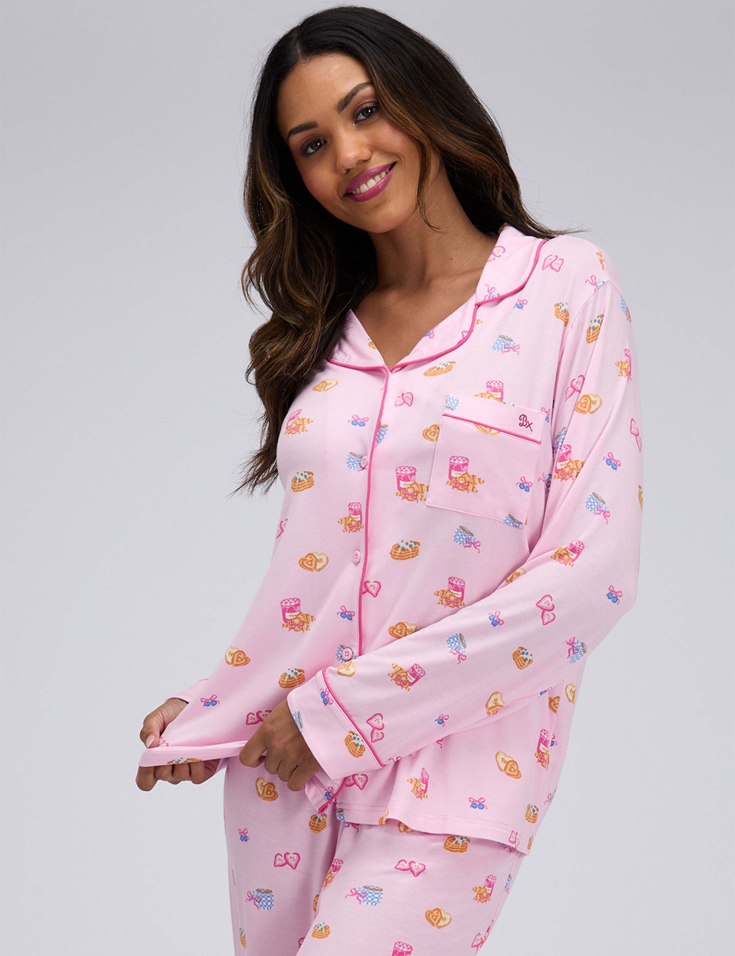 Breakfast Modal Rich Pyjama Set