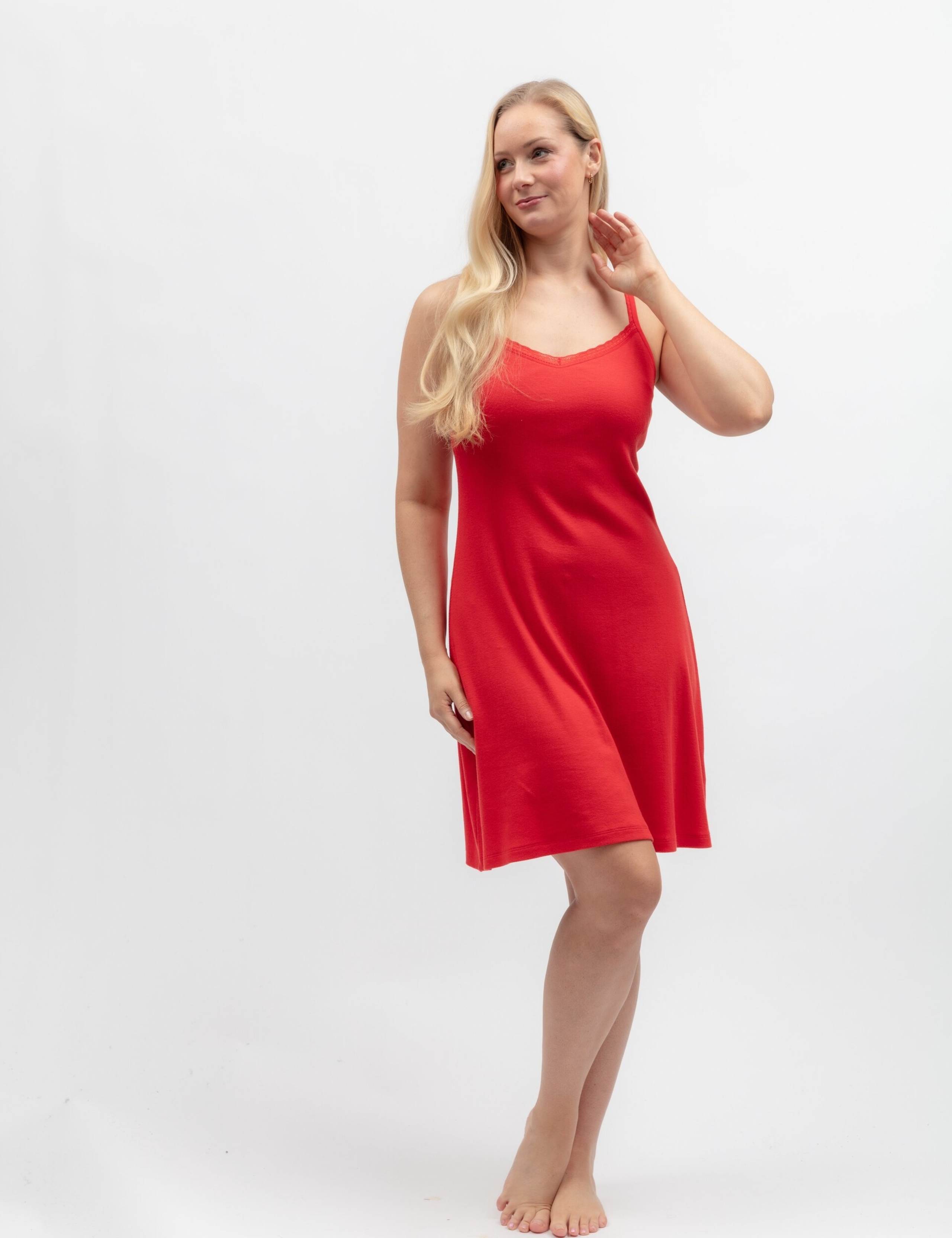 Cotton Modal Ribbed Hidden Support Nightdress