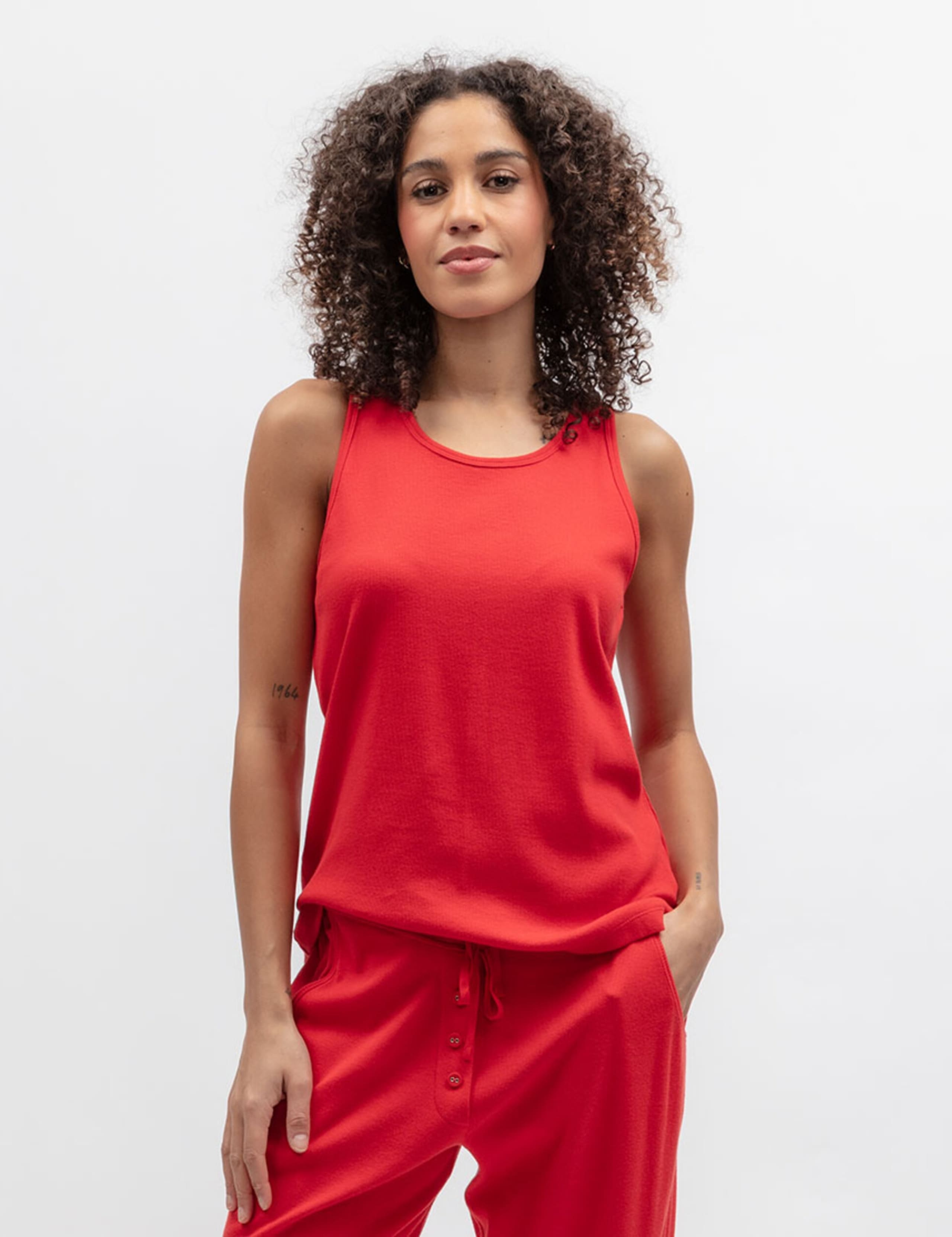 Cotton Modal Ribbed Vest