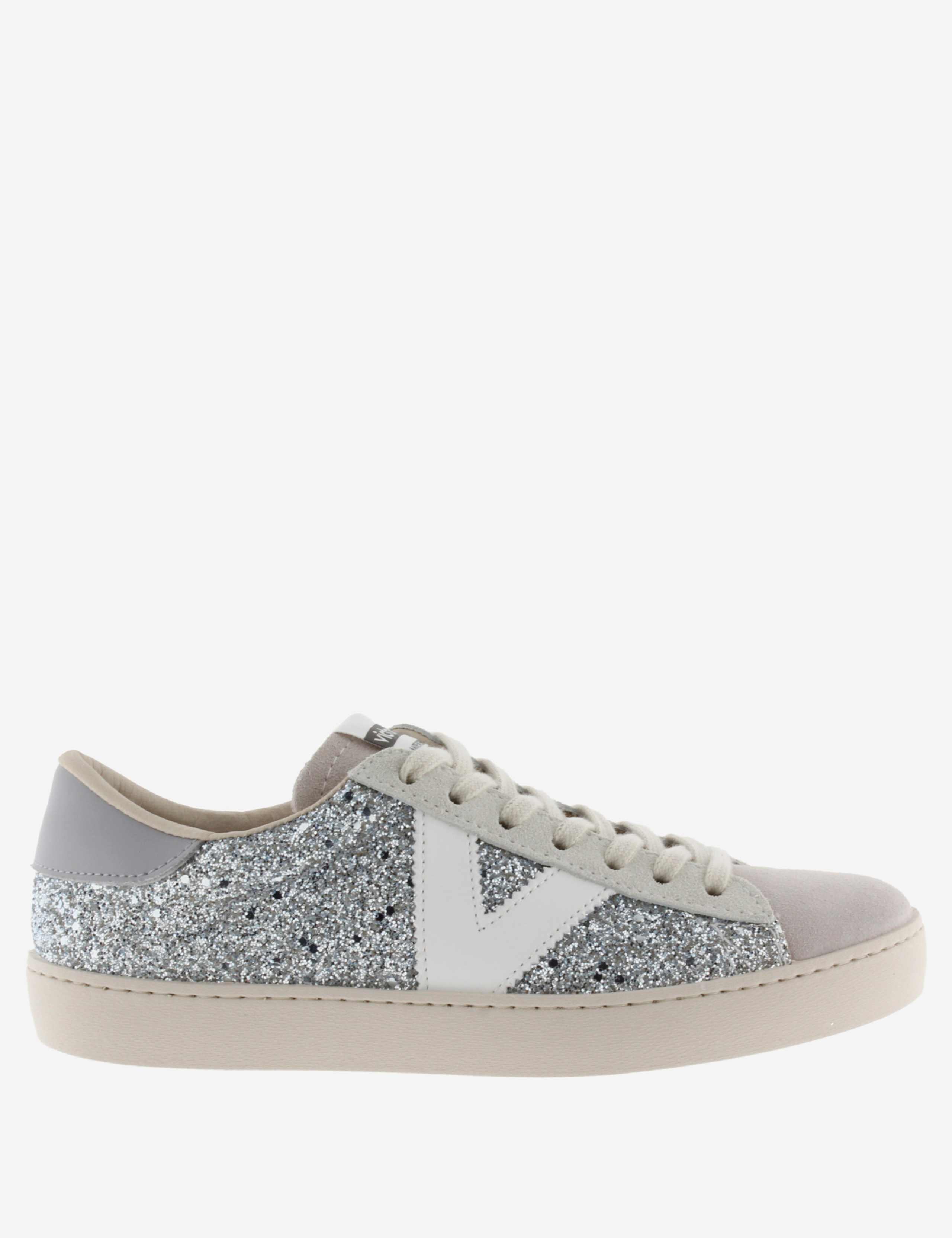 Berlin Glitter Leather Trainers