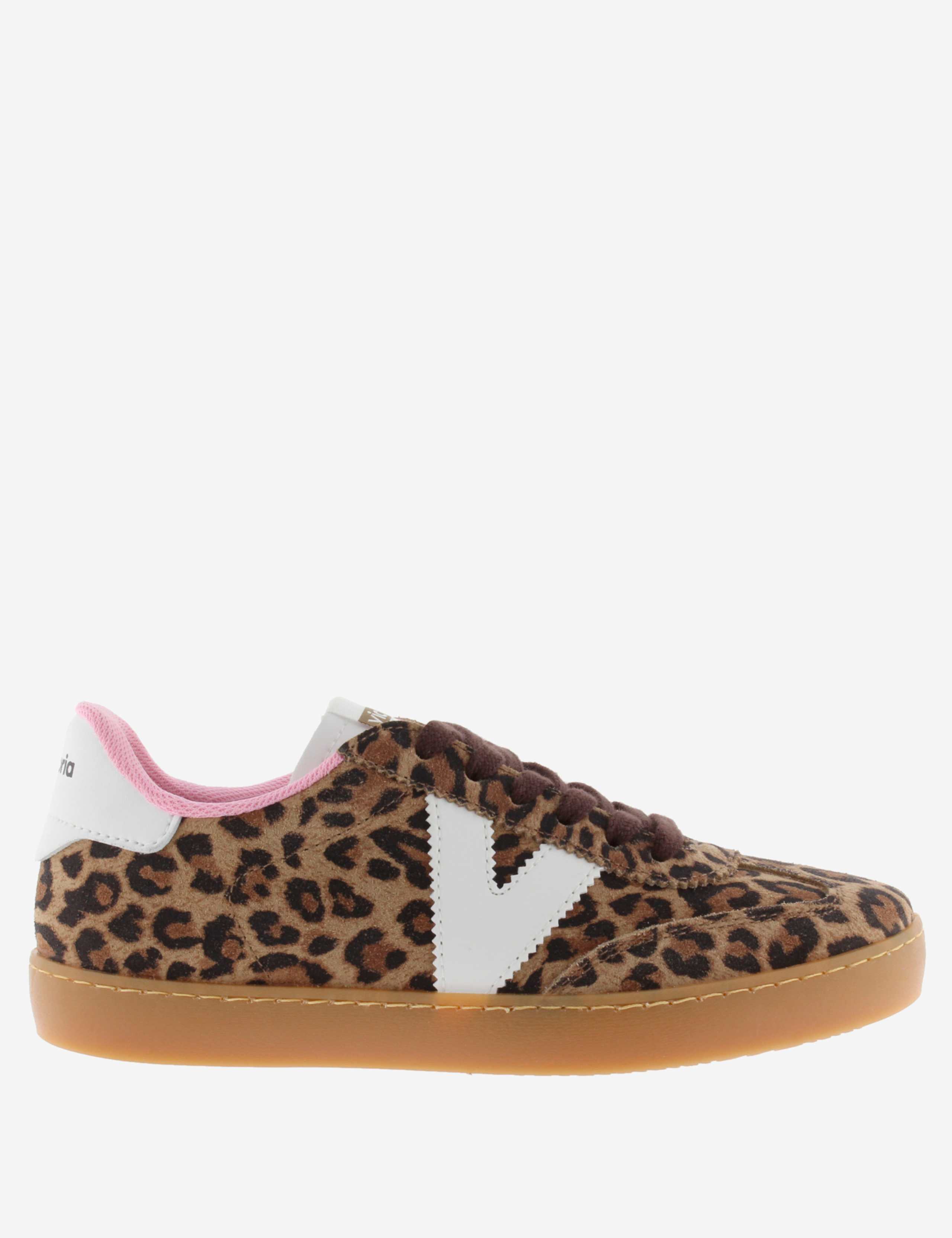 Berlin Leopard Suede Trainers