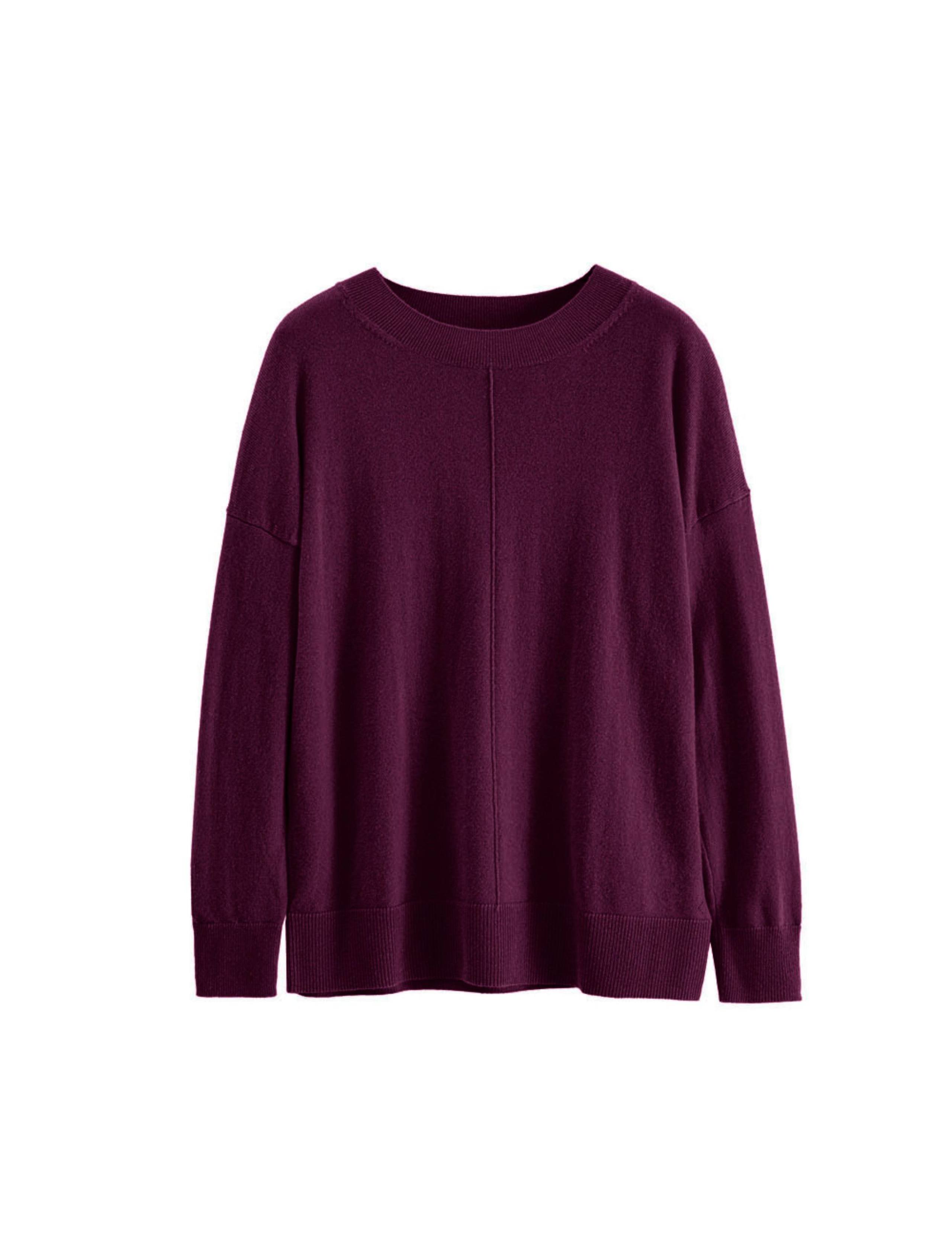 Wool Rich with Cashmere Relaxed Jumper