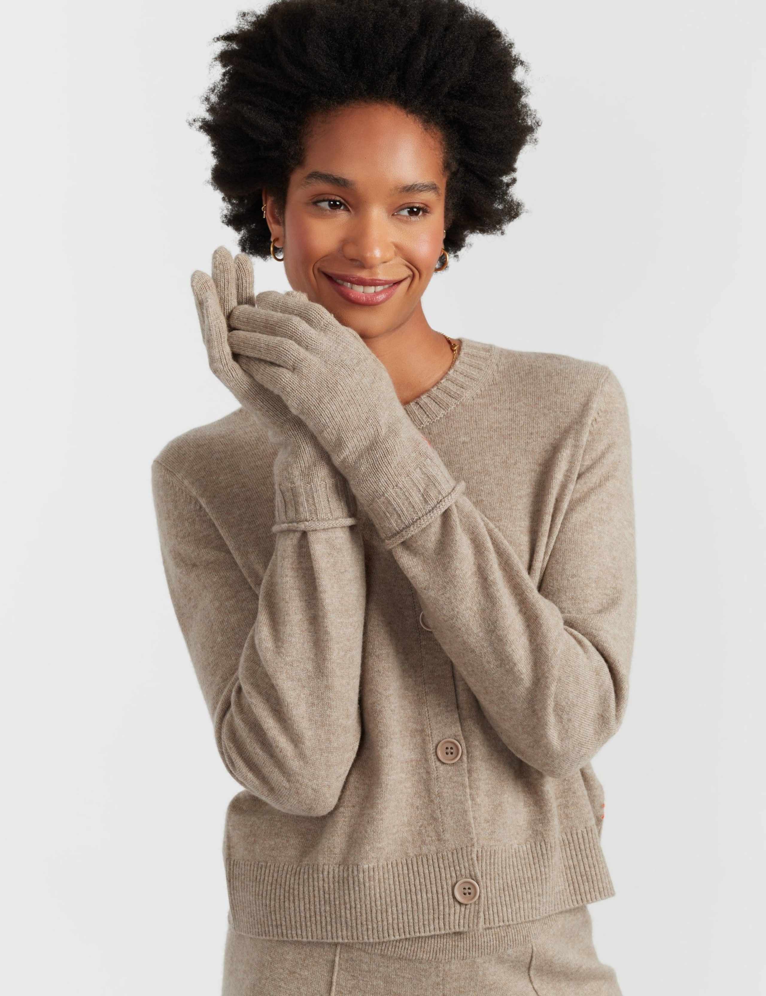Wool Rich With Cashmere Gloves