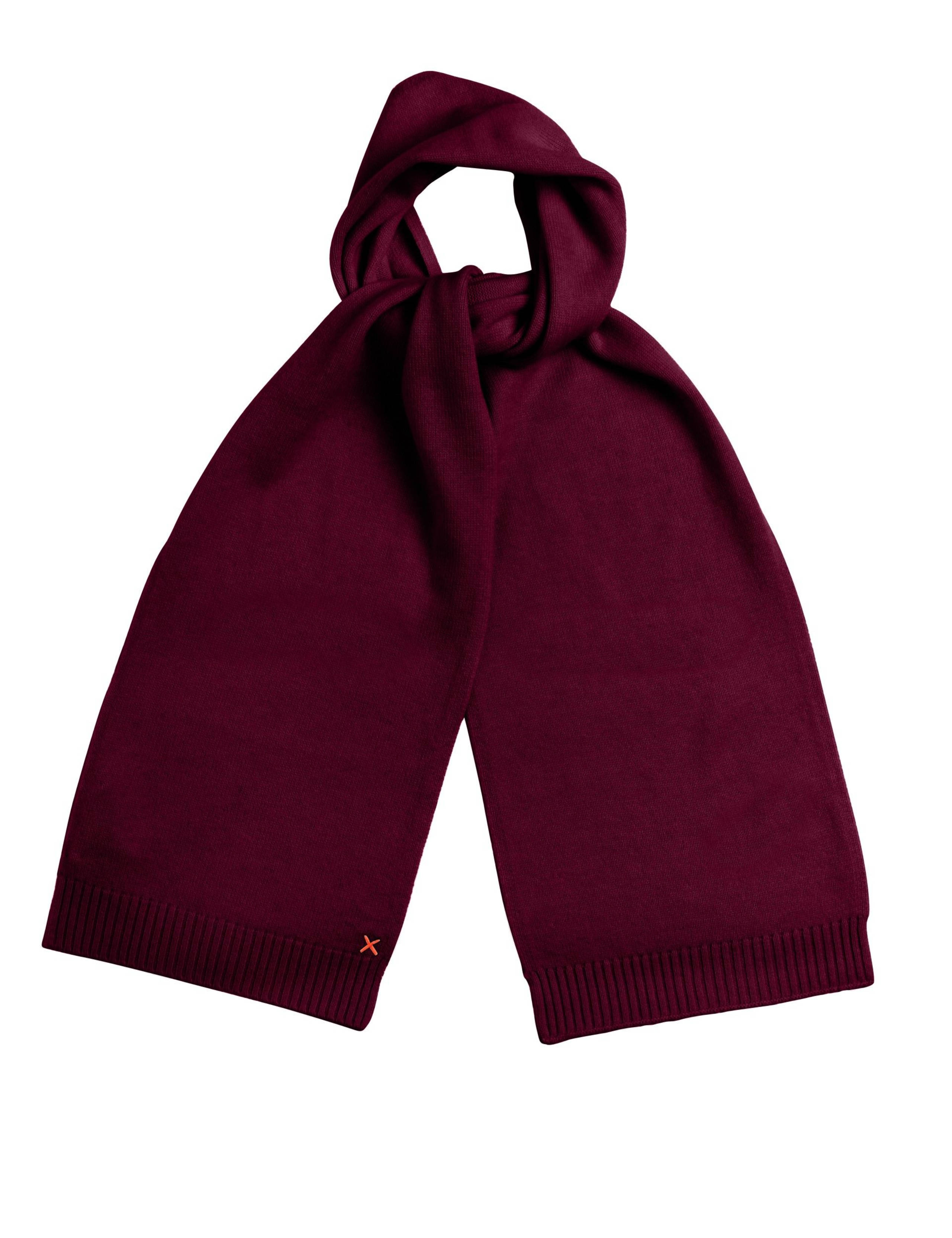 Wool Rich With Cashmere Knitted Scarf