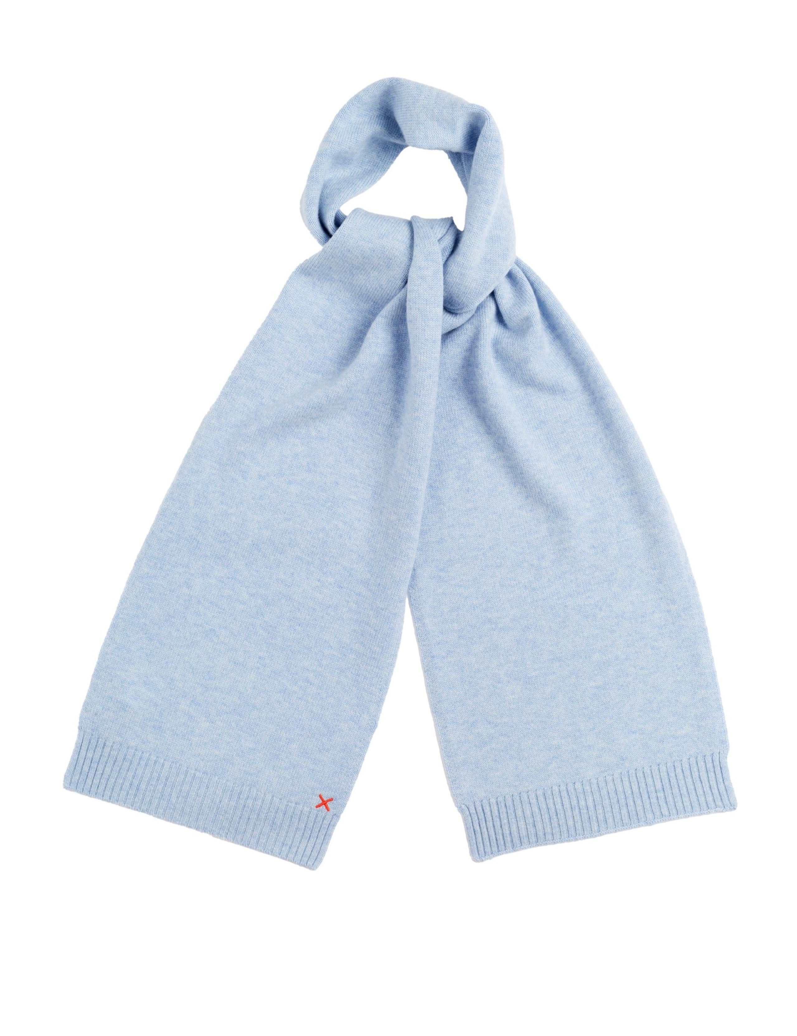 Wool Rich With Cashmere Knitted Scarf