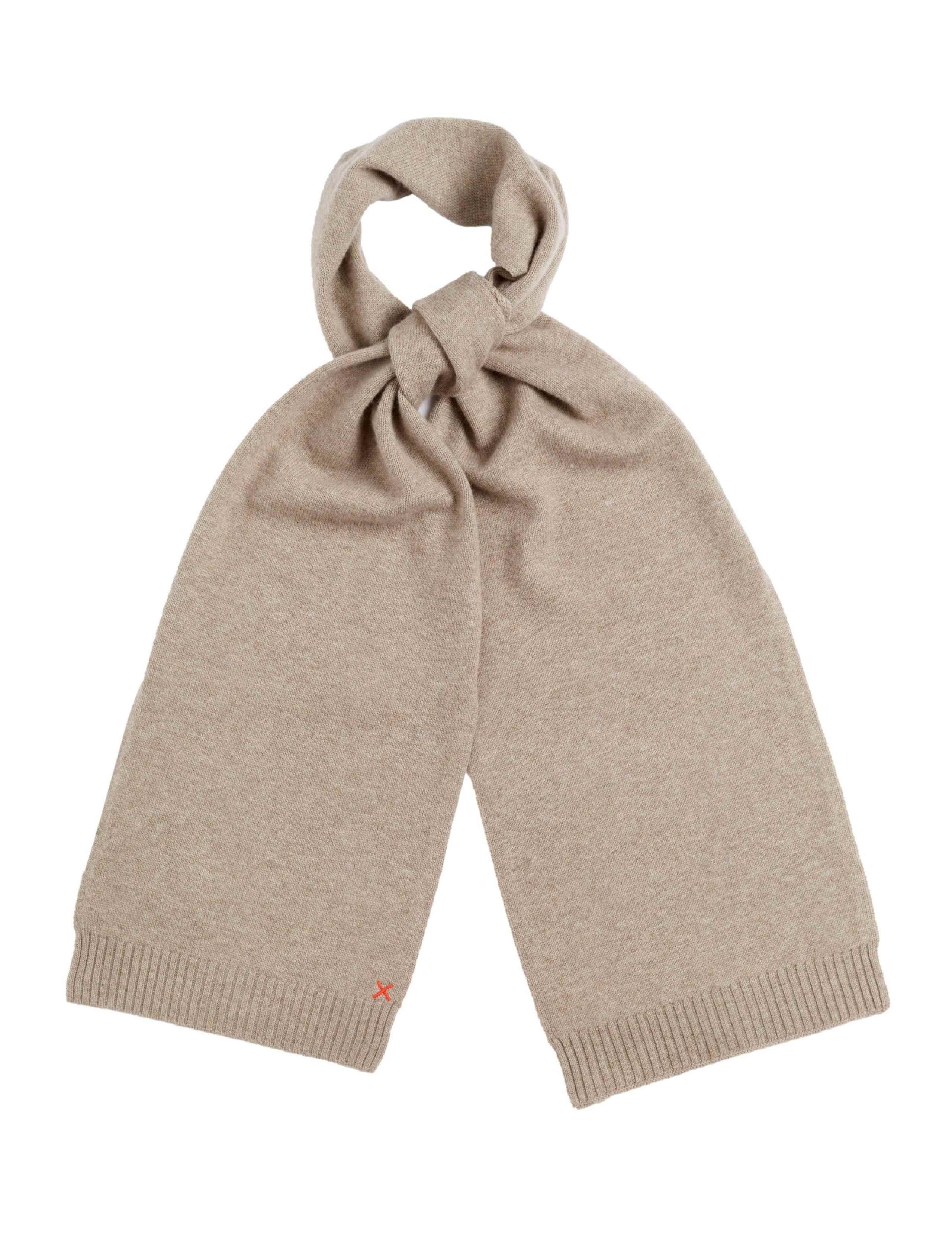 Wool Rich With Cashmere Knitted Scarf