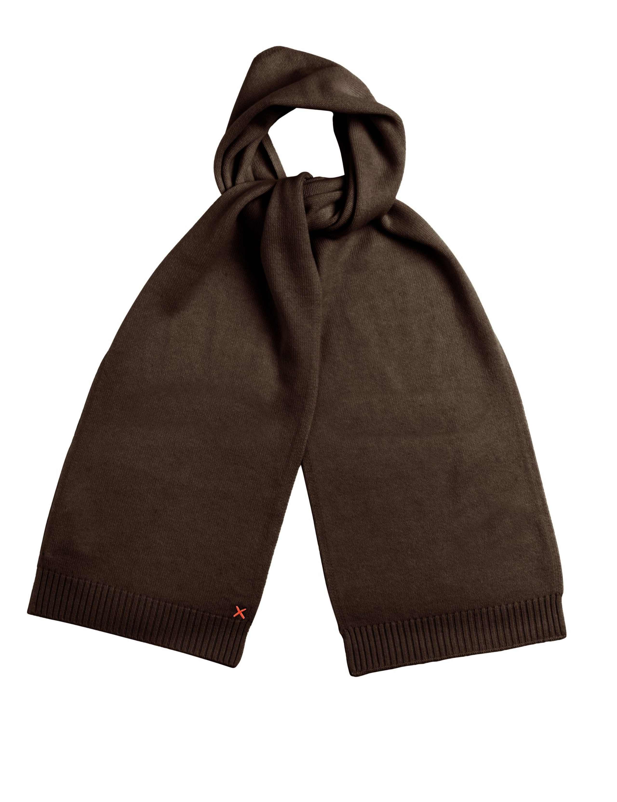Wool Rich With Cashmere Knitted Scarf