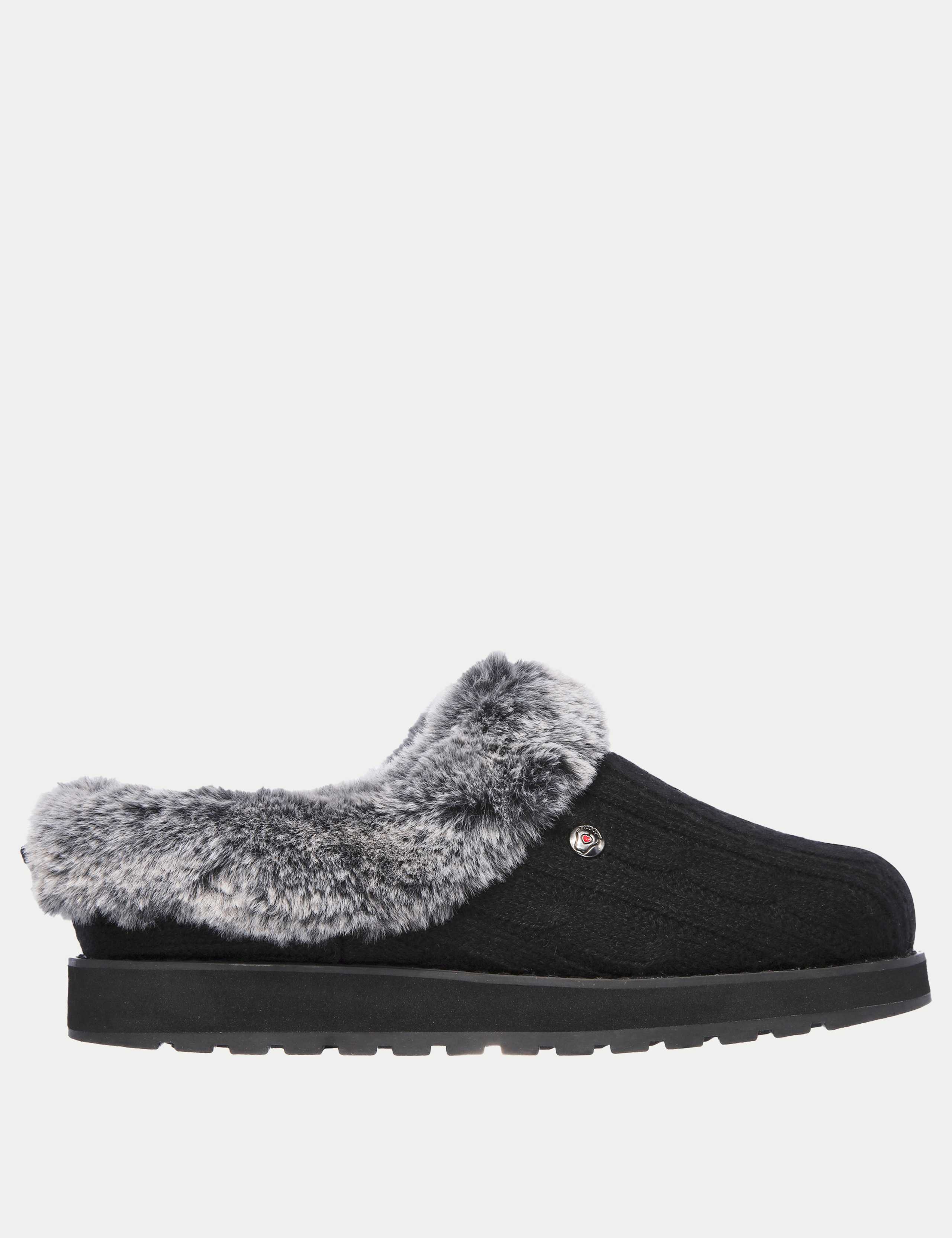 Bobs Keepsakes Ice Angel Wide Fit Mule Slippers