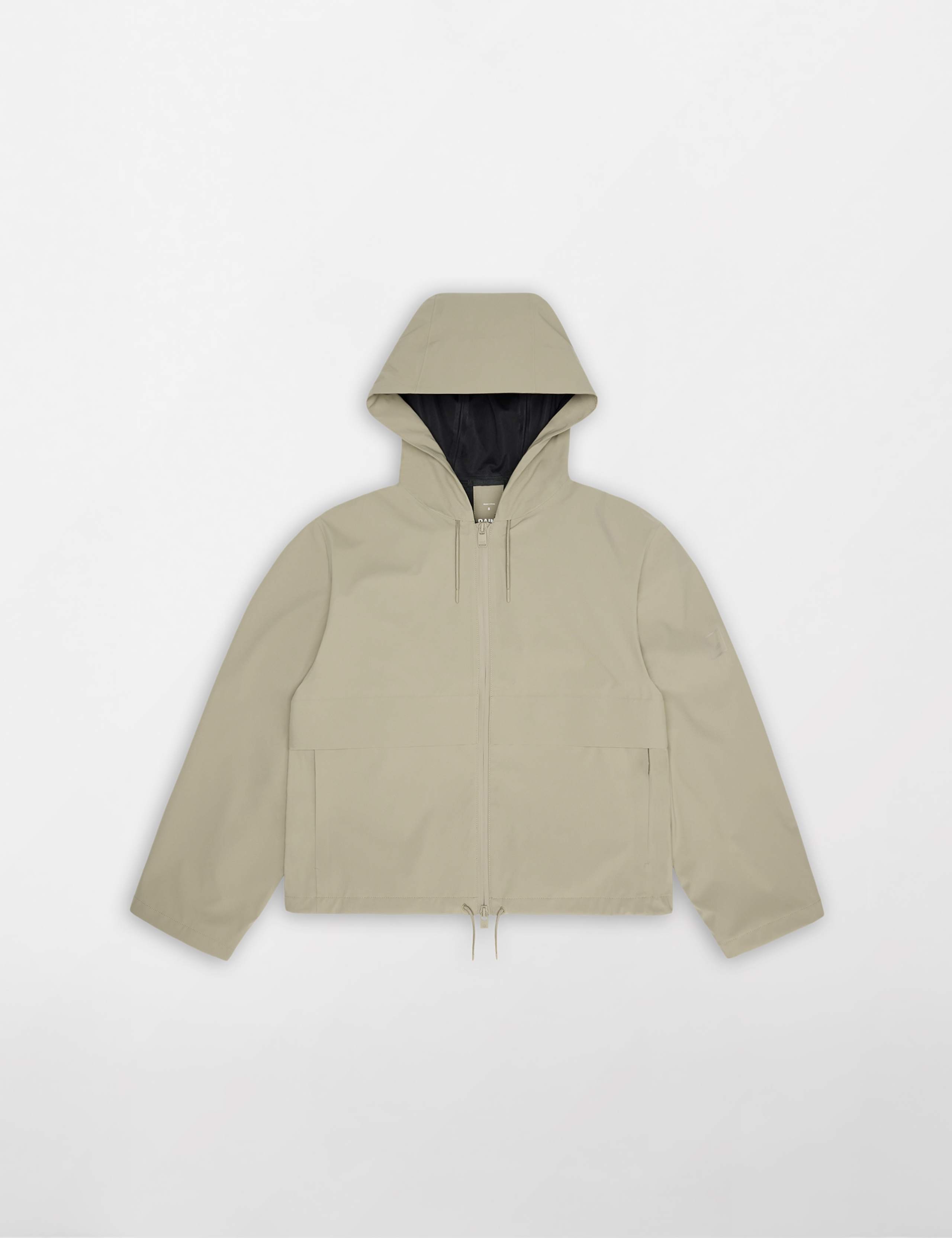 Suva Waterproof Hooded Cropped Rain Jacket