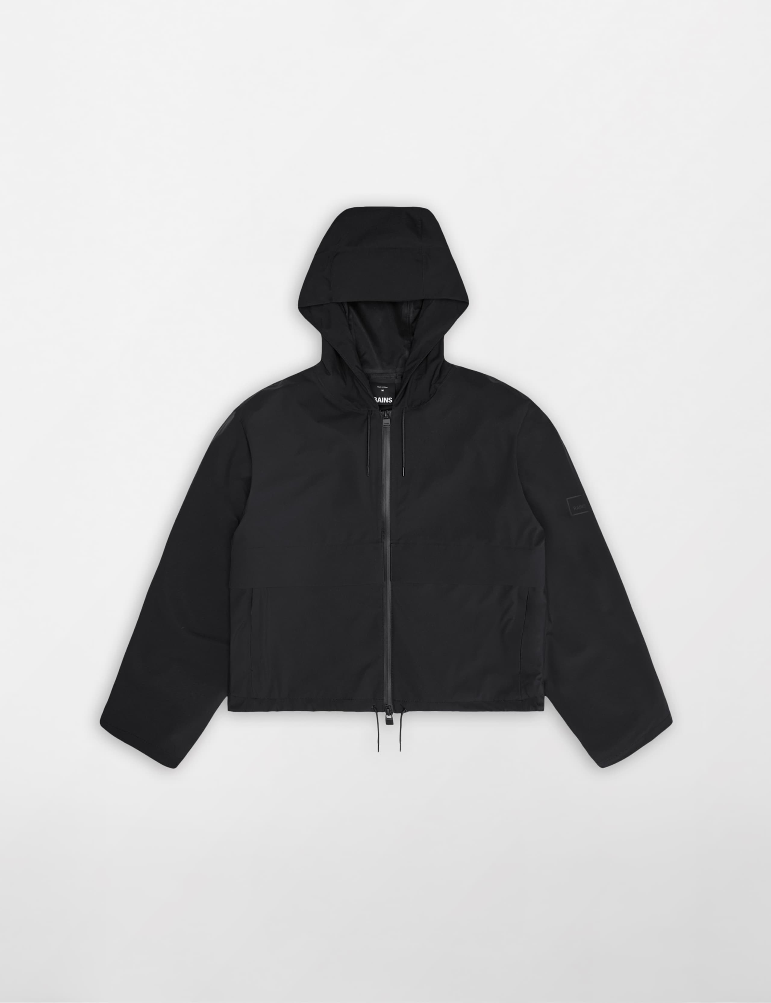 Suva Waterproof Hooded Cropped Rain Jacket