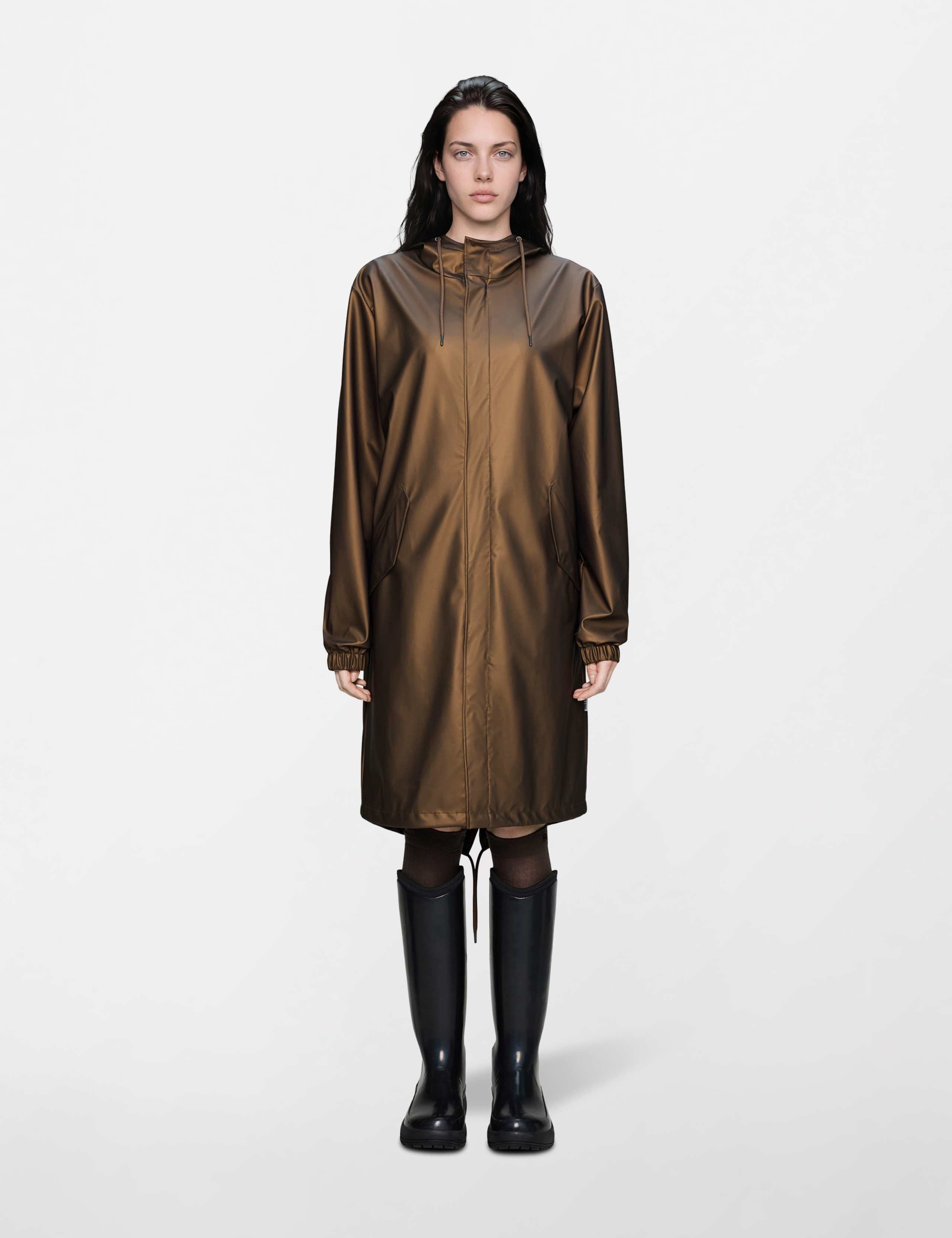 Fishtail Waterproof Hooded Longline Parka
