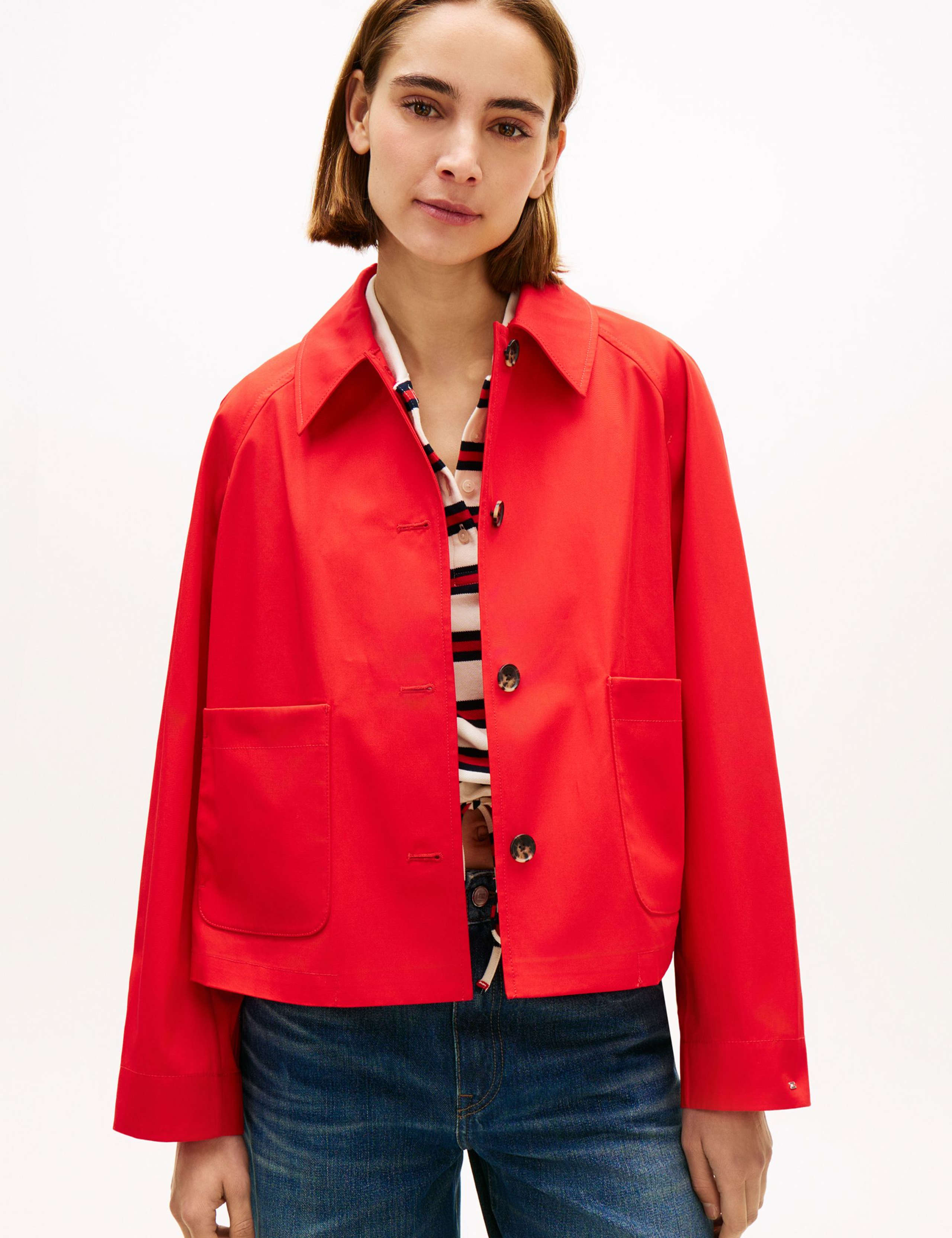 Pure Cotton Lightweight Short Jacket