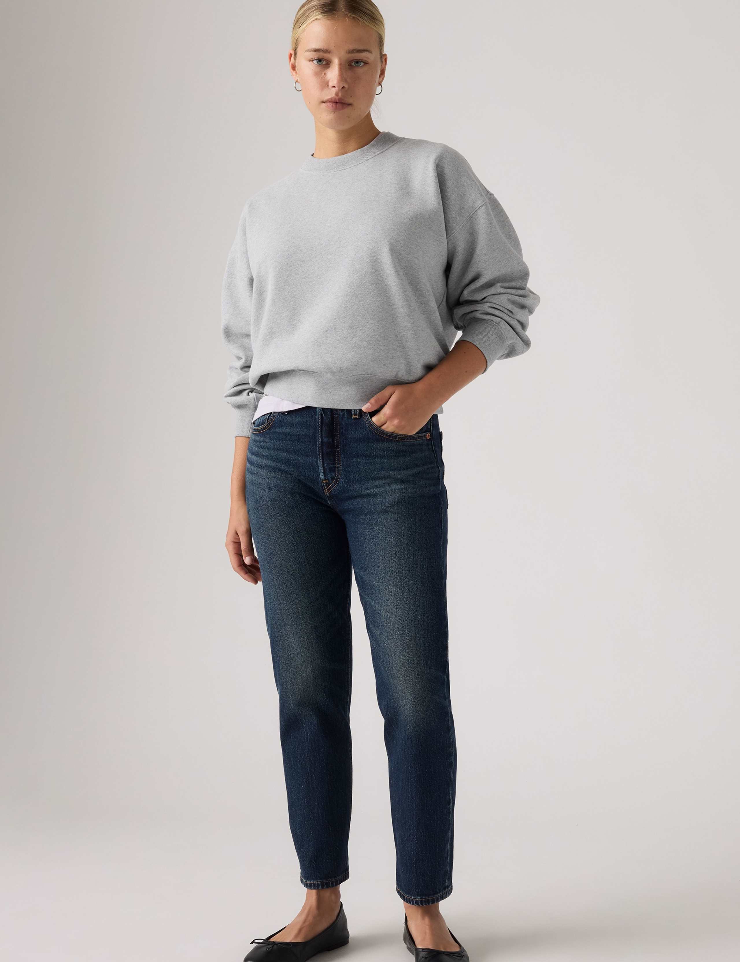 501® Straight Leg Cropped Jeans