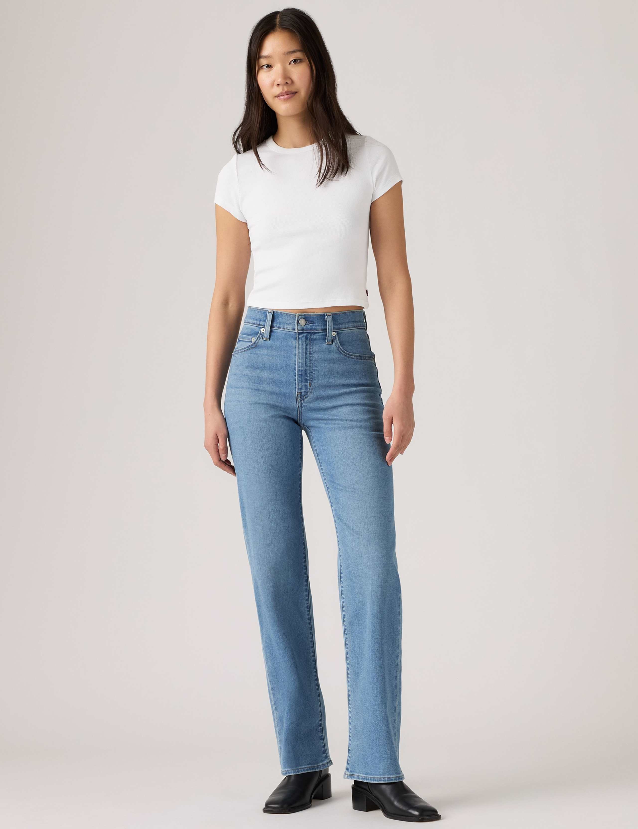 723 High Rise Straight Jeans