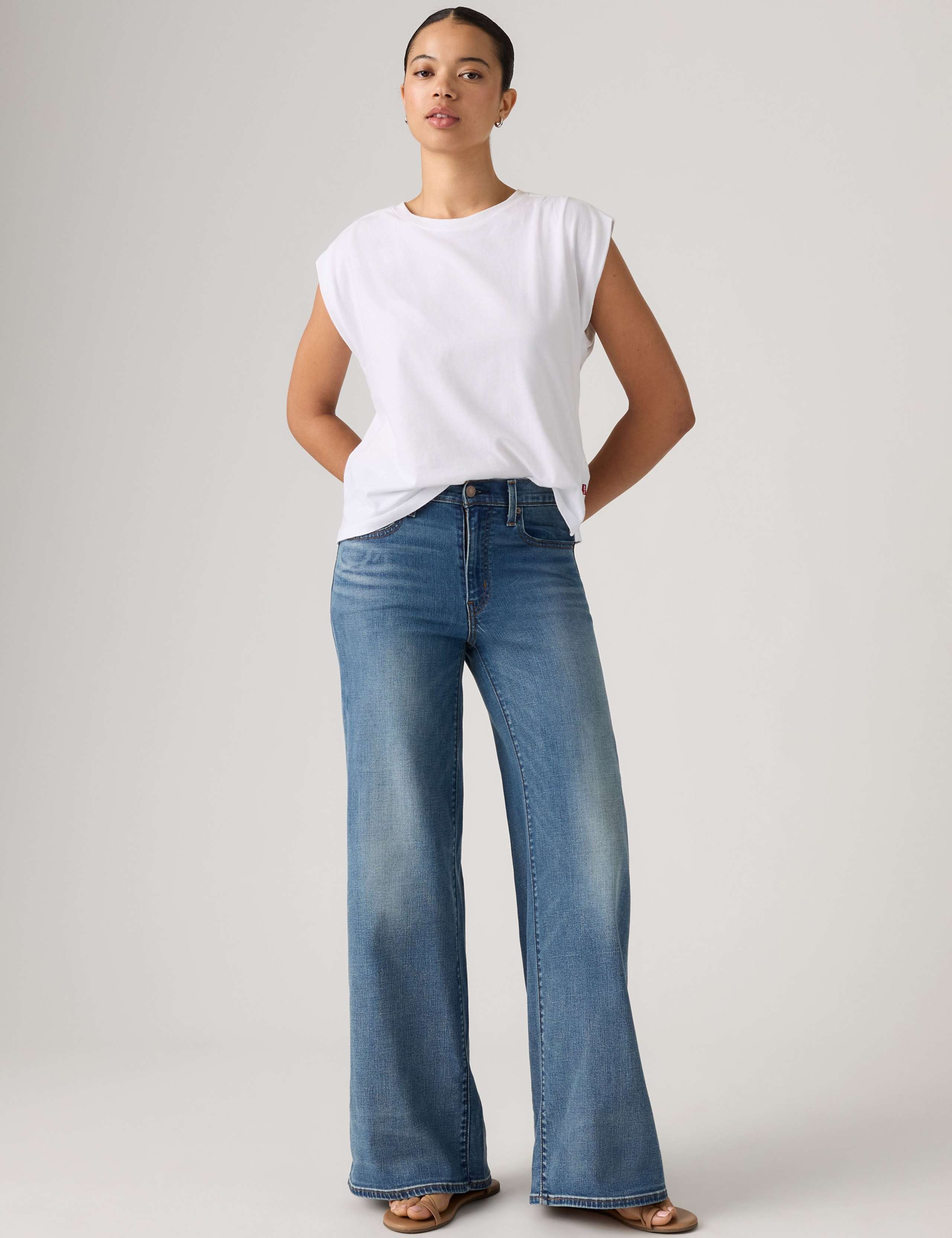 728 High Rise Wide Leg Lyocell Blend Jeans