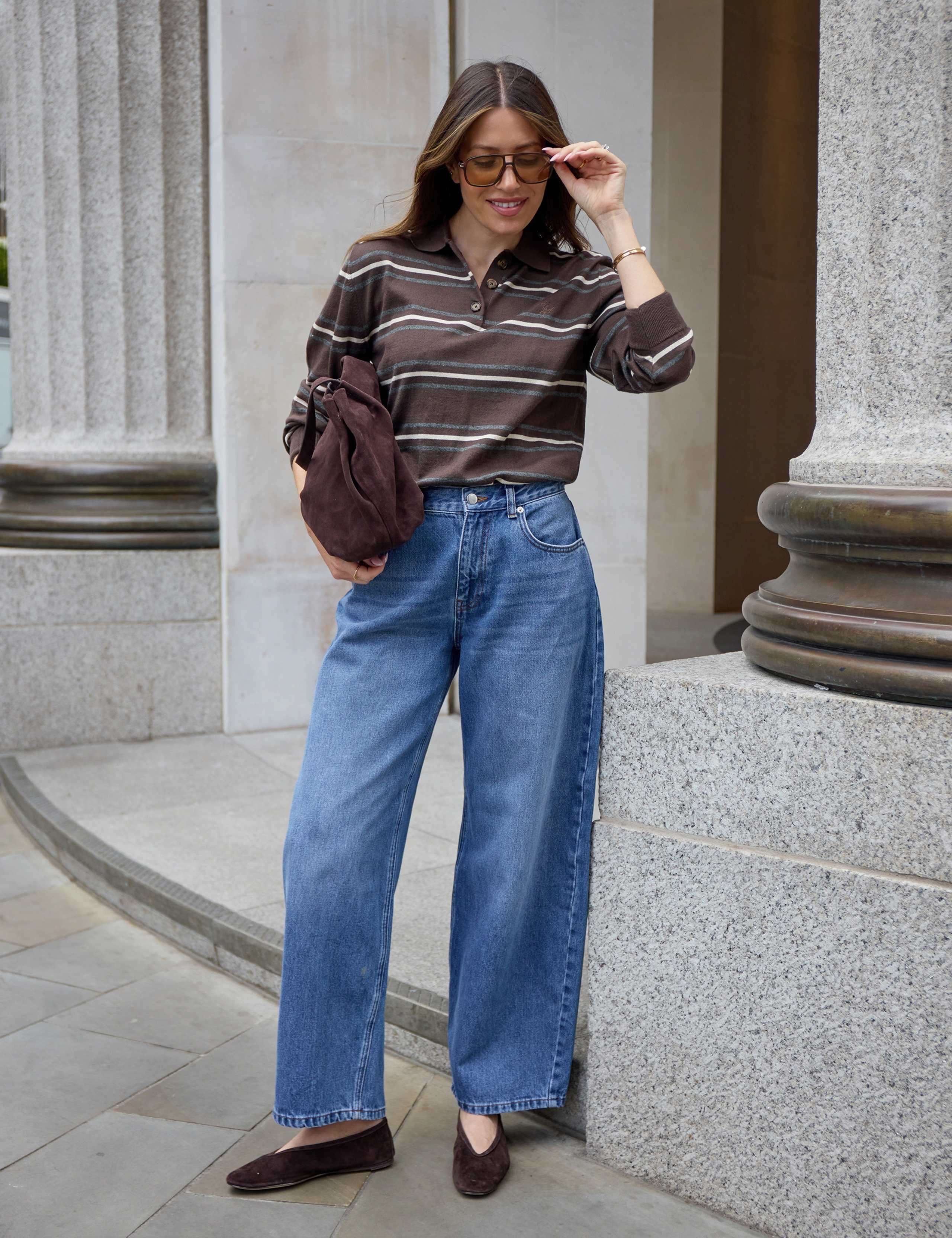 Relaxed High Waisted Barrel Jeans
