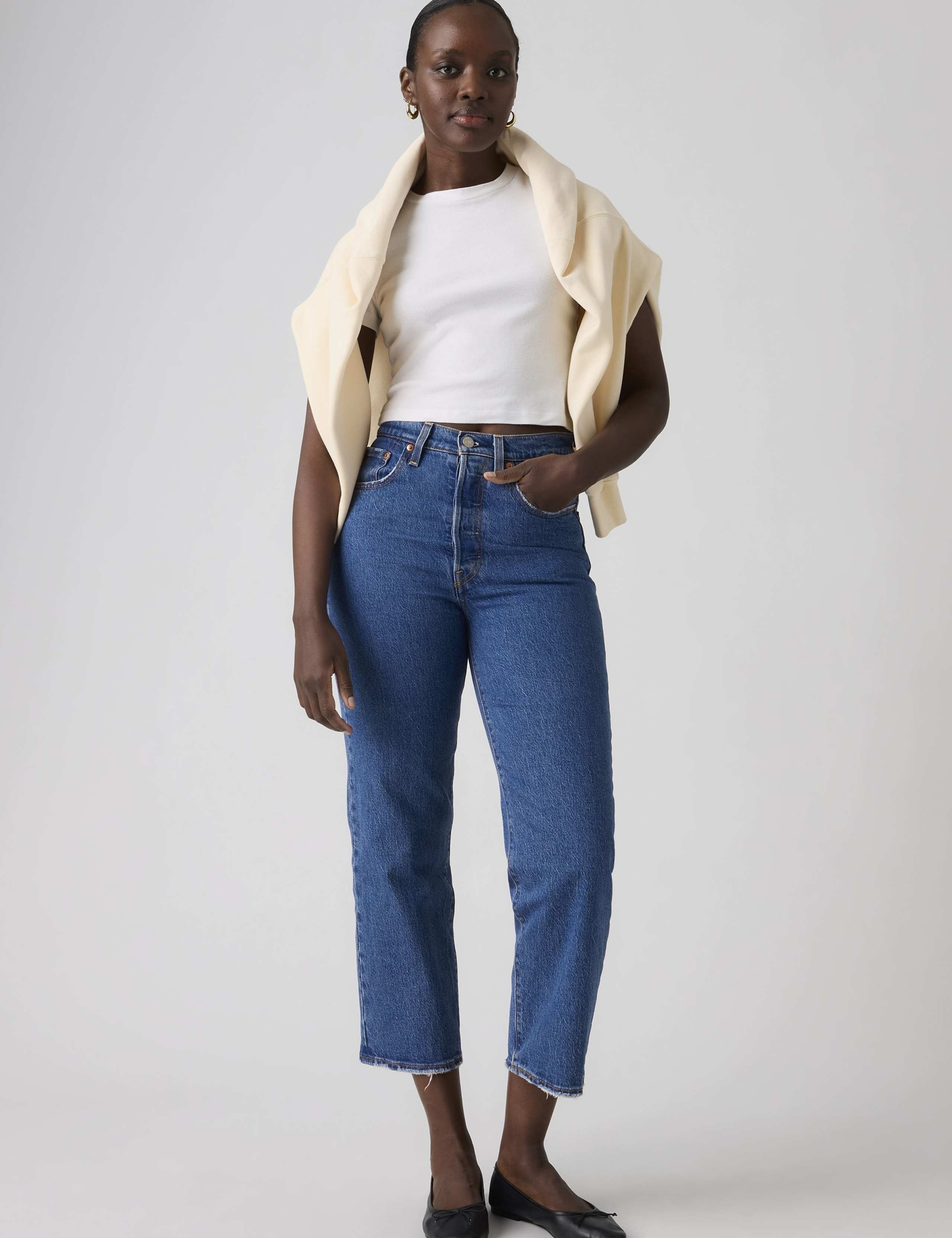 Ribcage Straight Ankle Jeans
