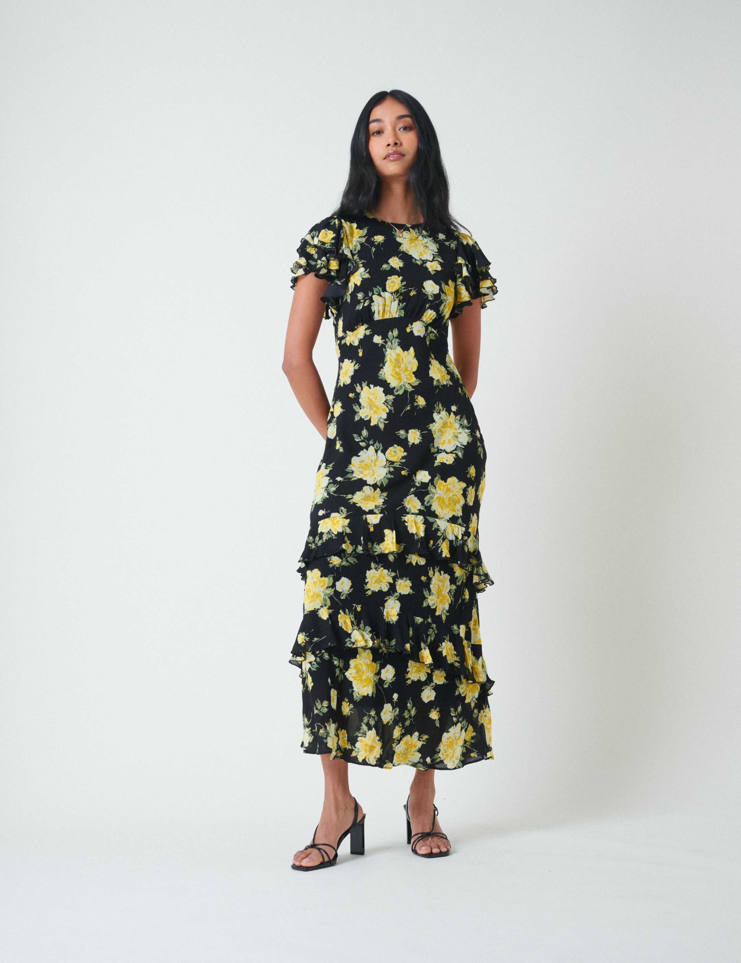 Floral Midaxi Tea Dress