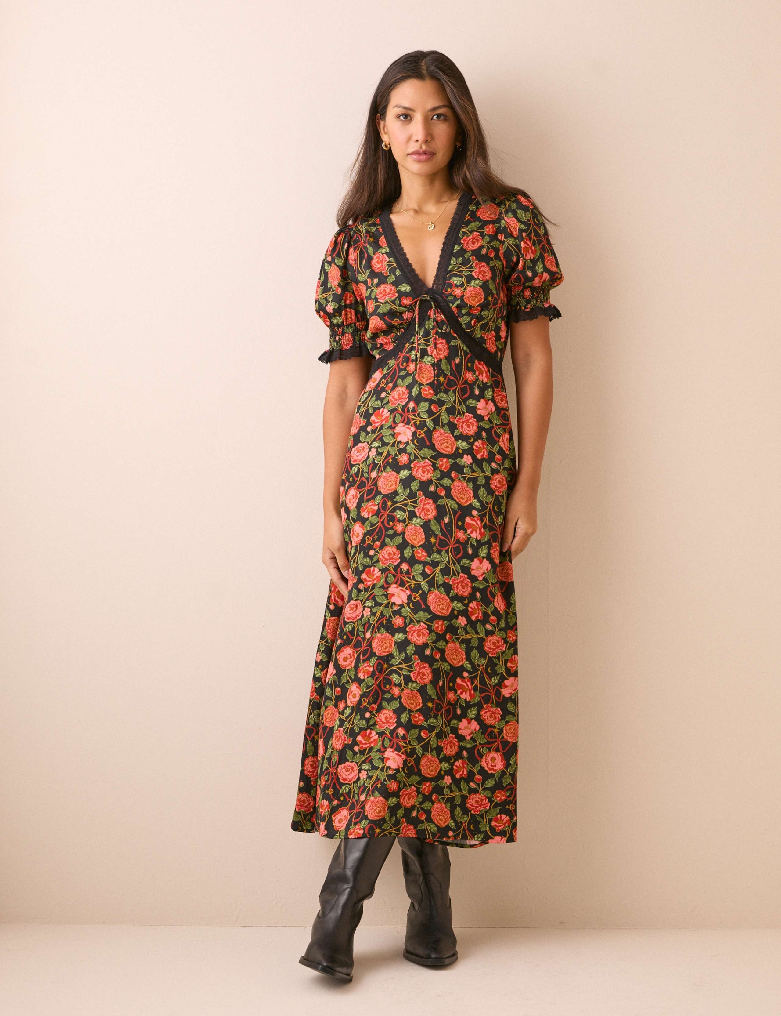 Floral Midi Dress