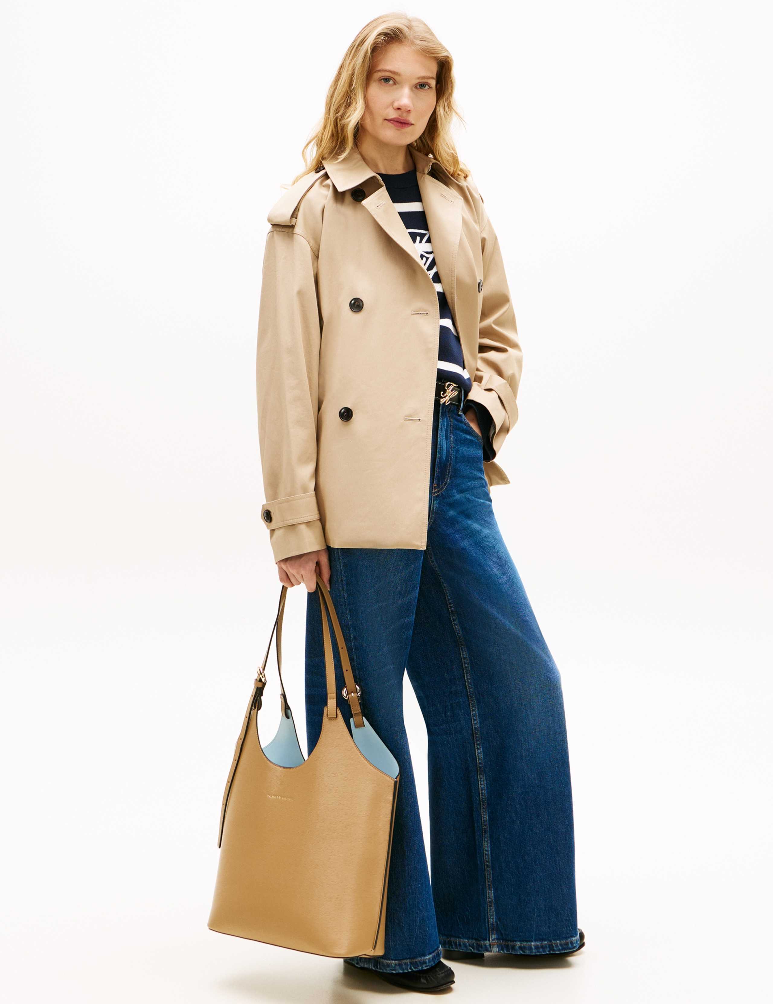 Modern Faux Leather Tote Bag