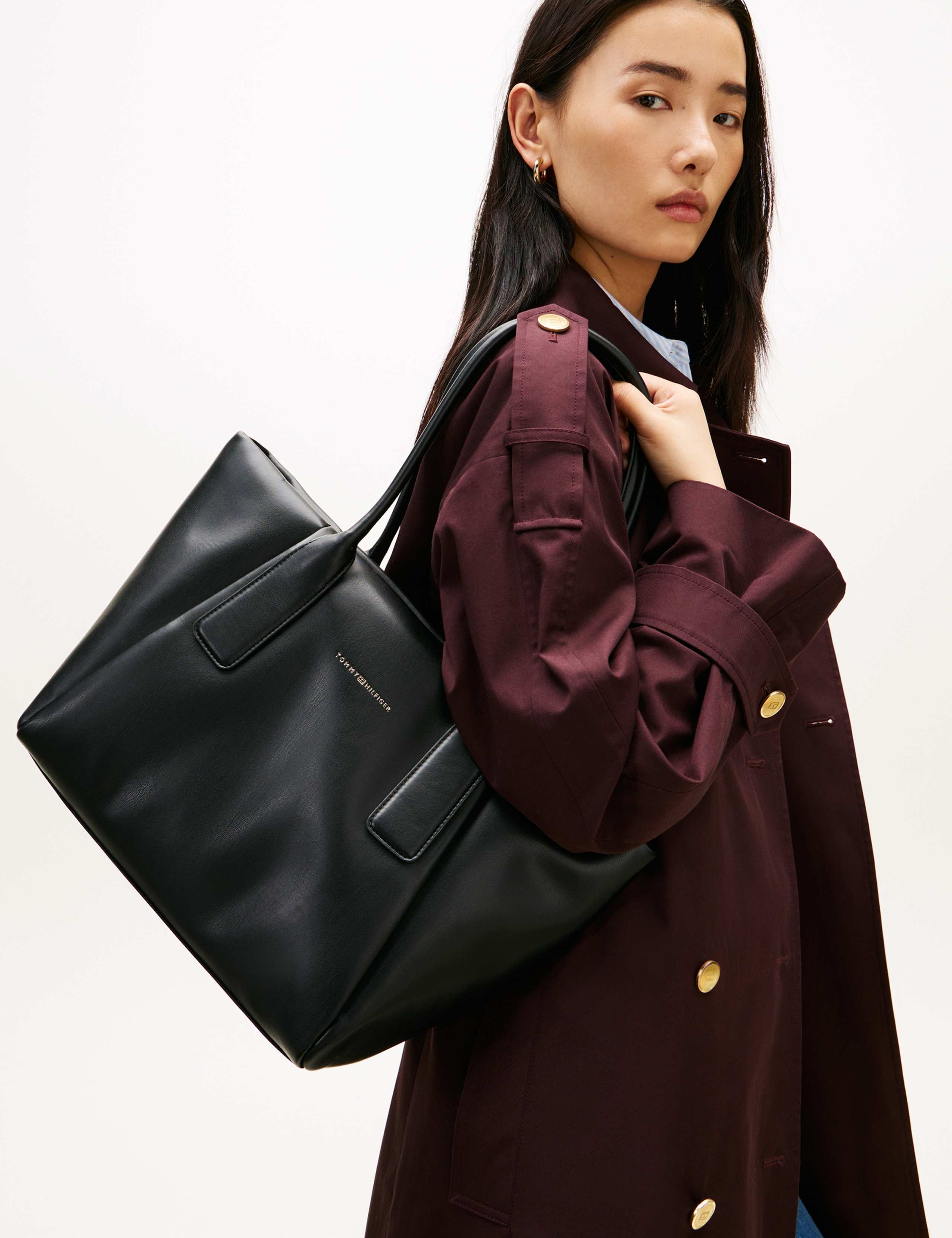 Essential Faux Leather Tote Bag