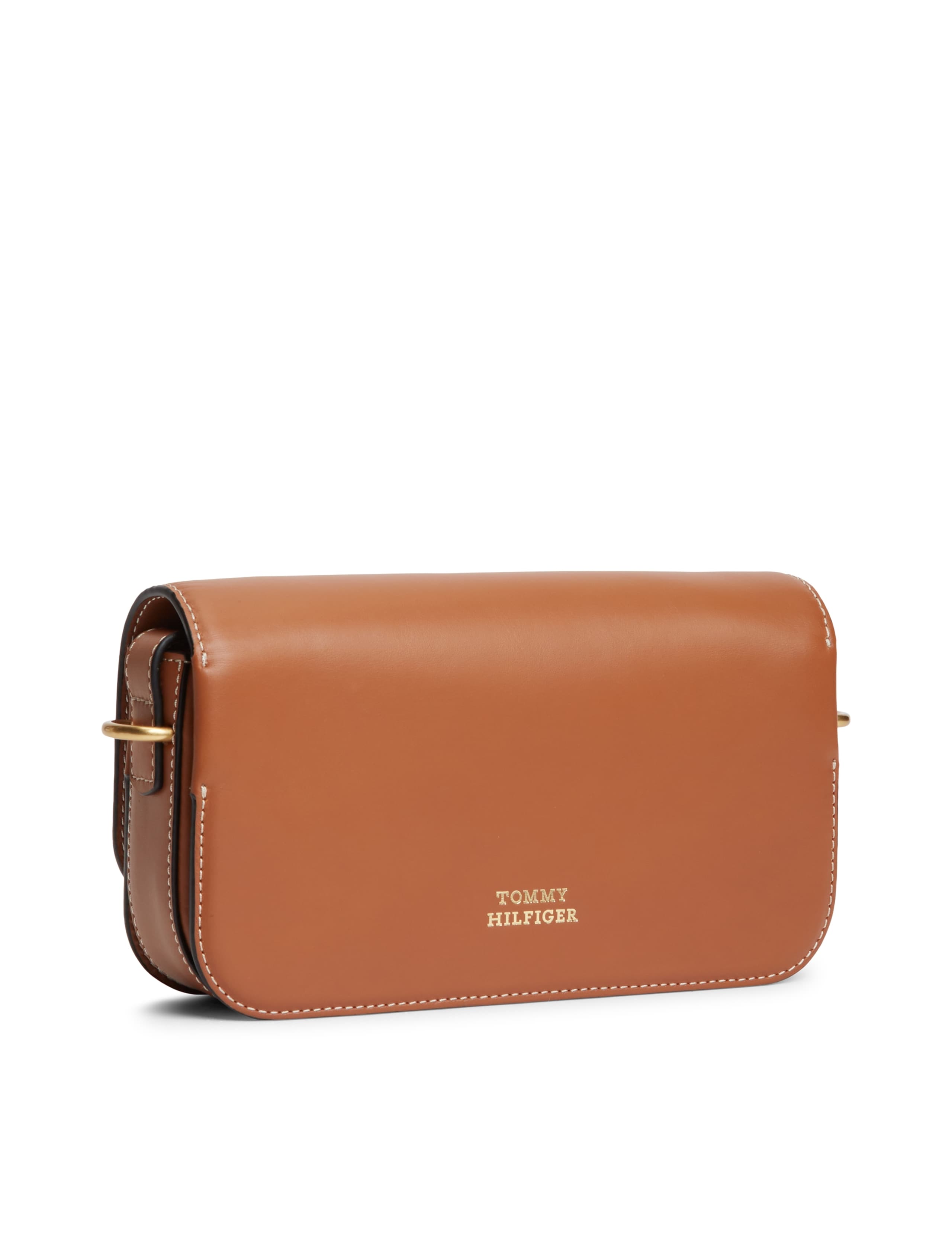 Script Leather Cross Body Bag