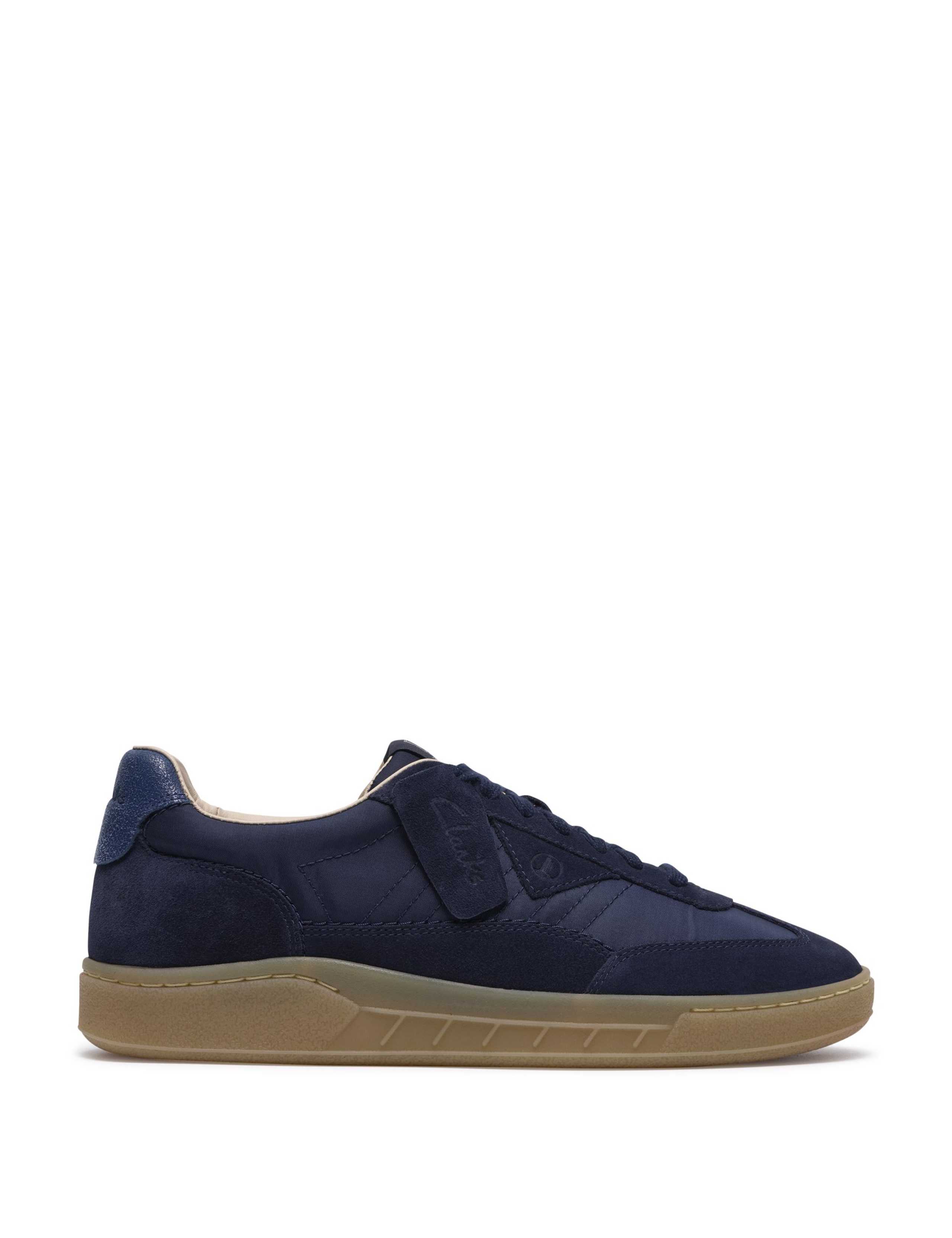 Suede Lace Up Trainers