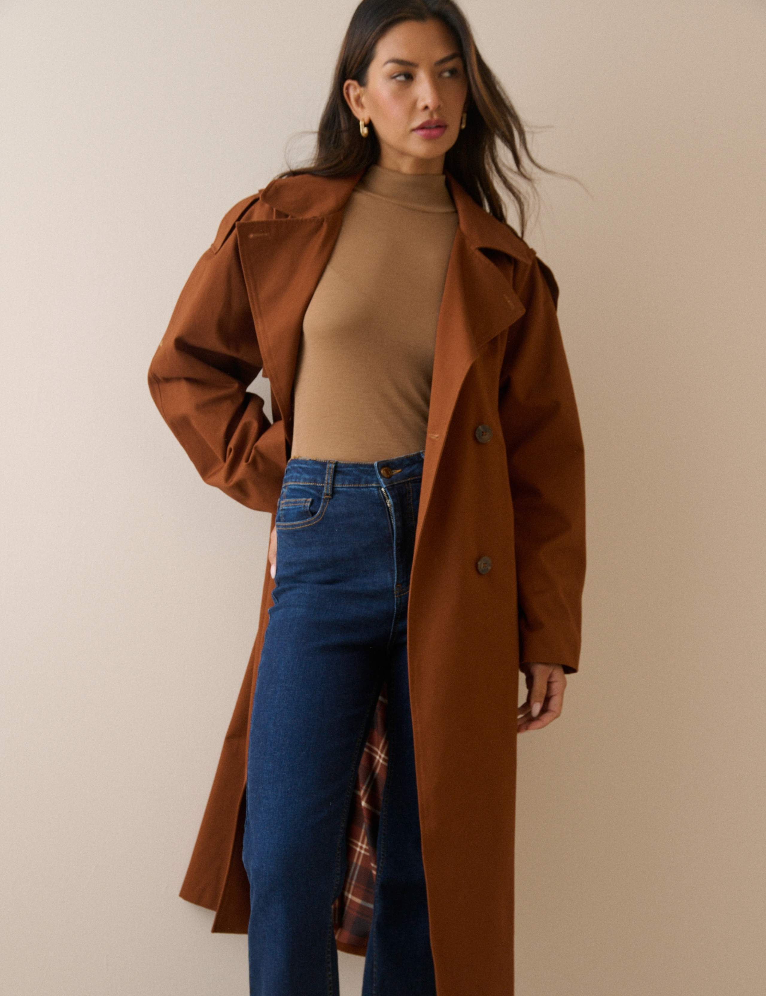 Pure Cotton Trench Coat