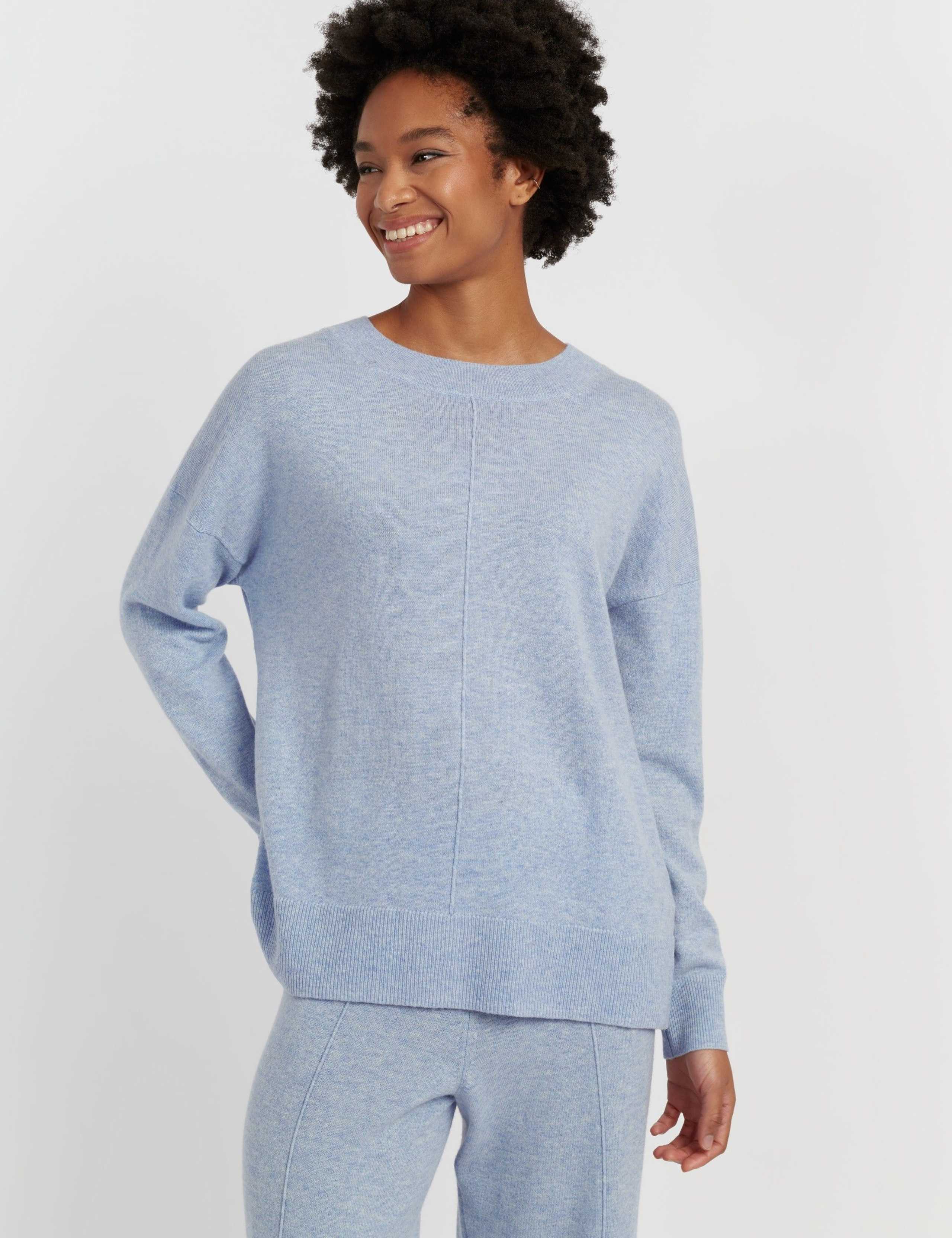 Wool Rich Relaxed Jumper with Cashmere