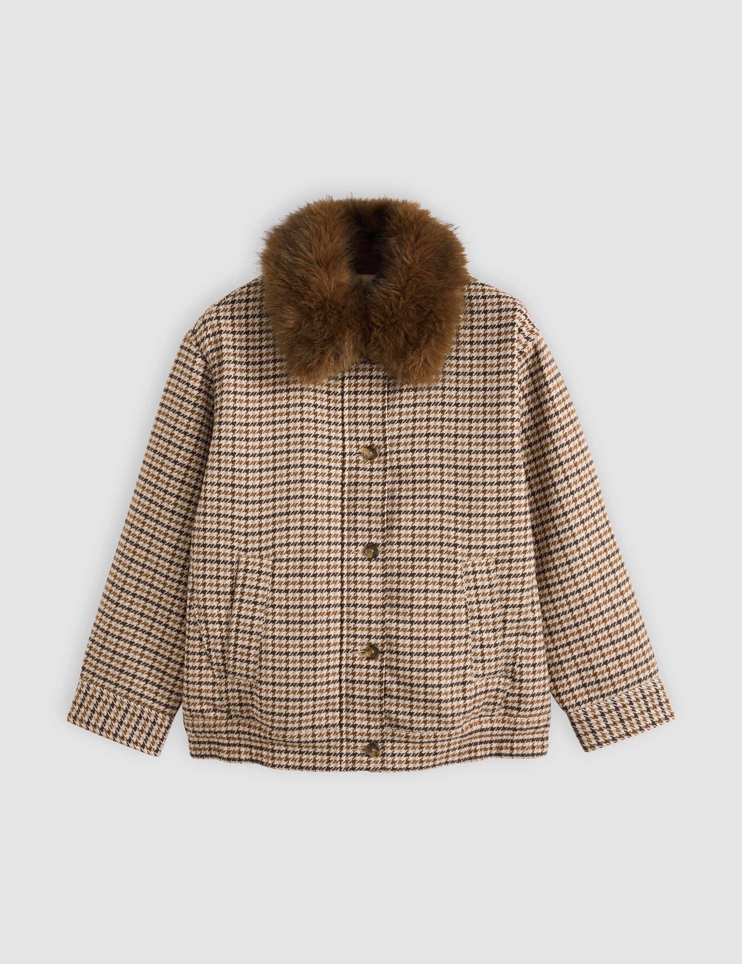 Checked Utility Jacket