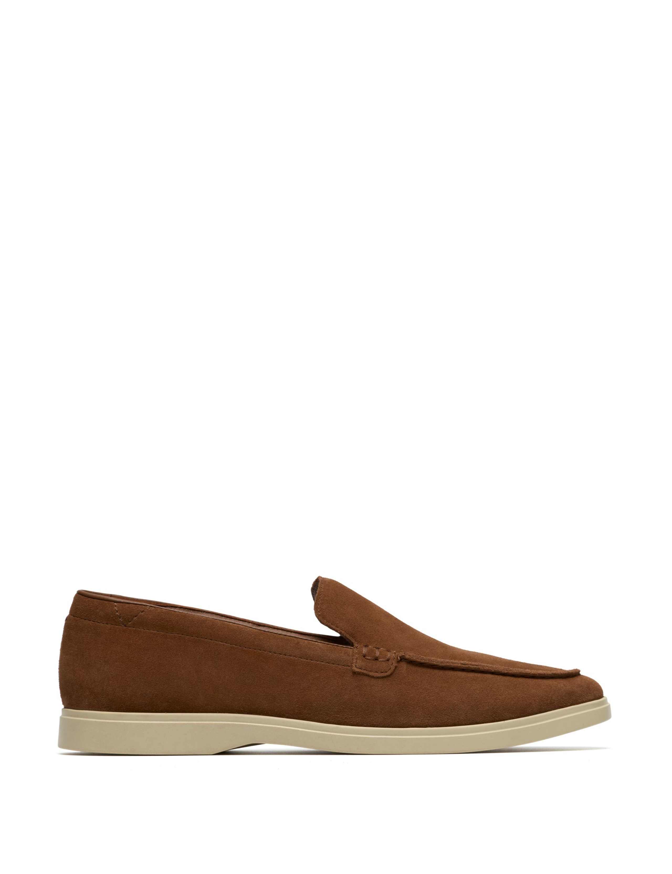 Suede Slip-On Loafers