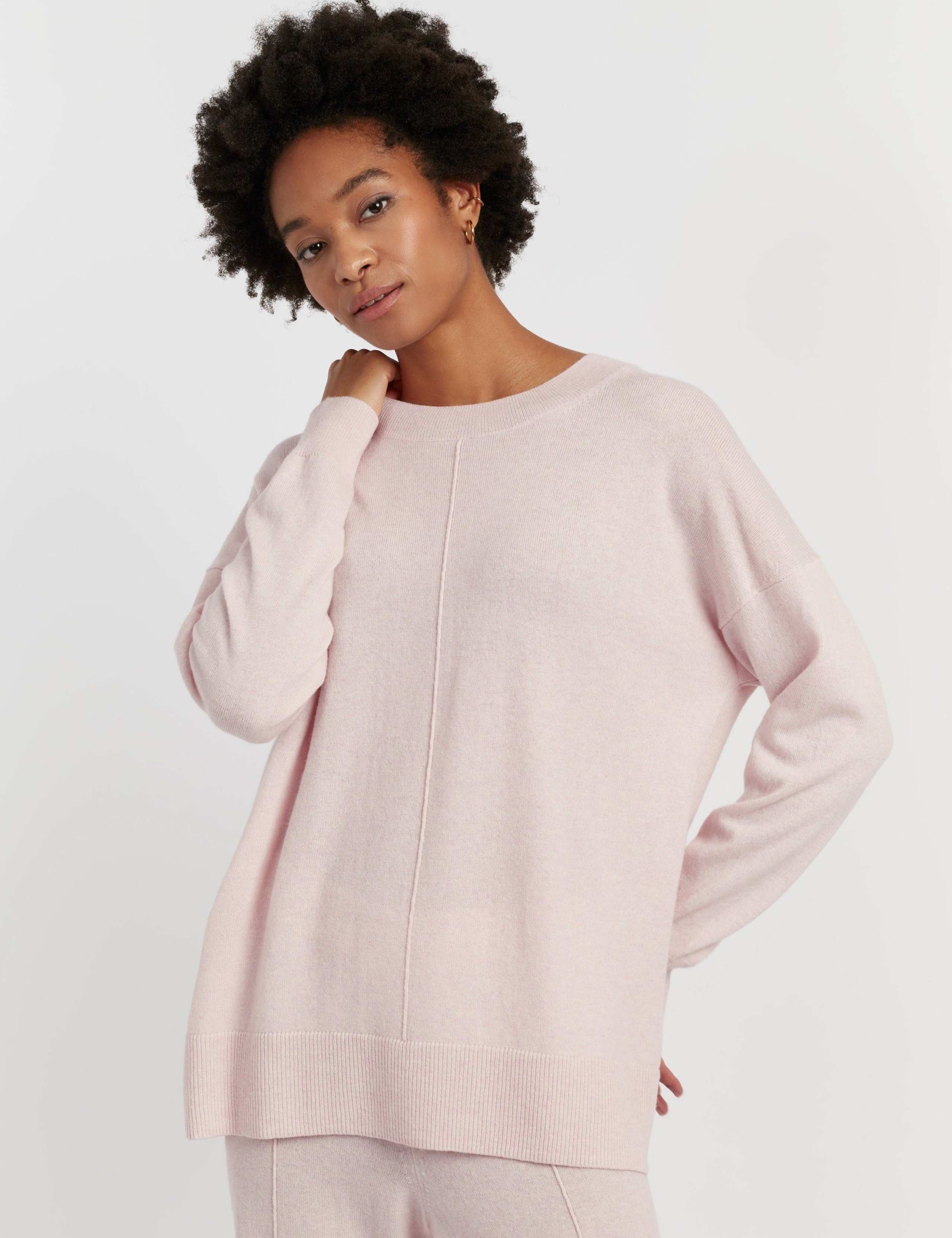 Wool Rich Relaxed Jumper with Cashmere