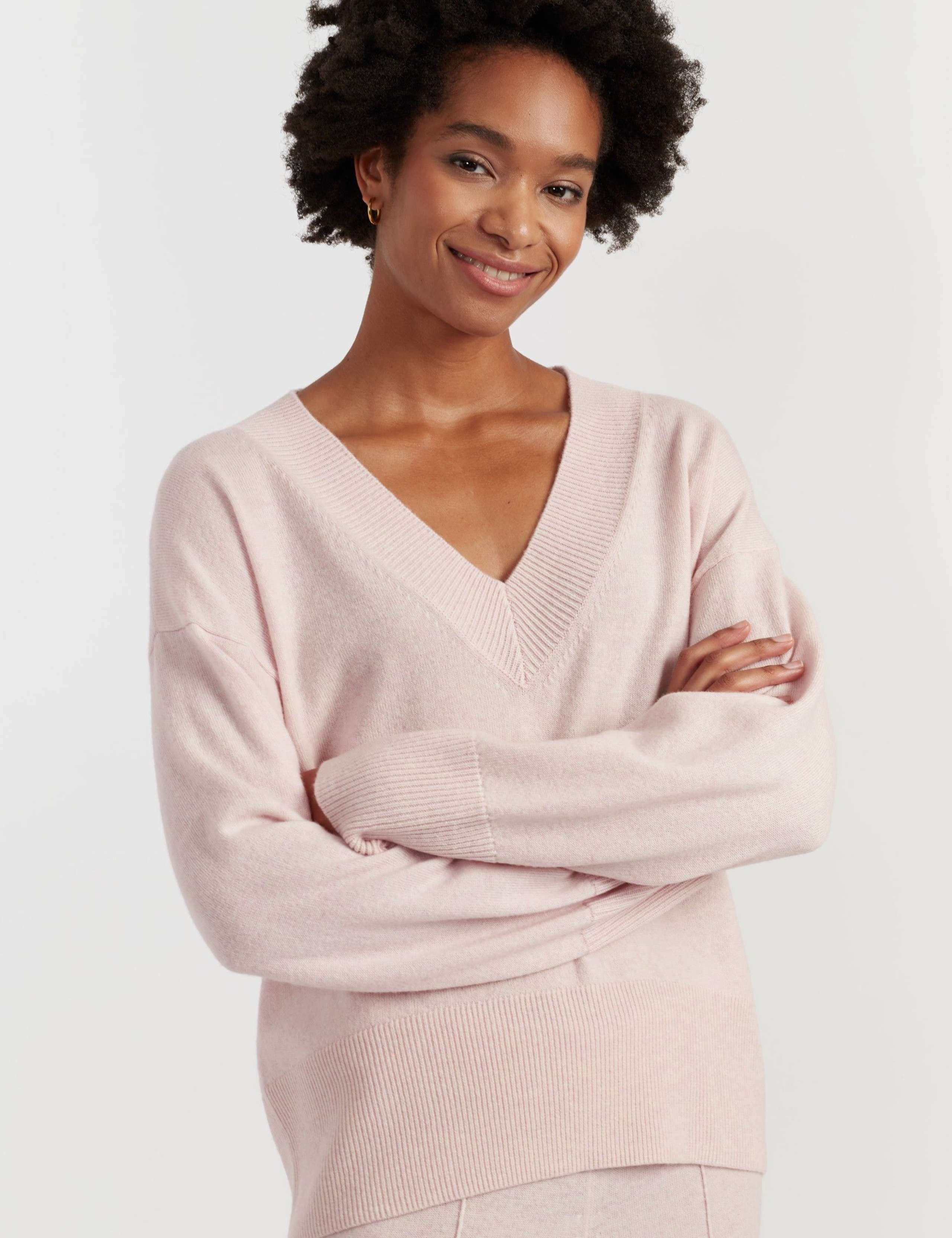 Wool Rich Relaxed Jumper with Cashmere