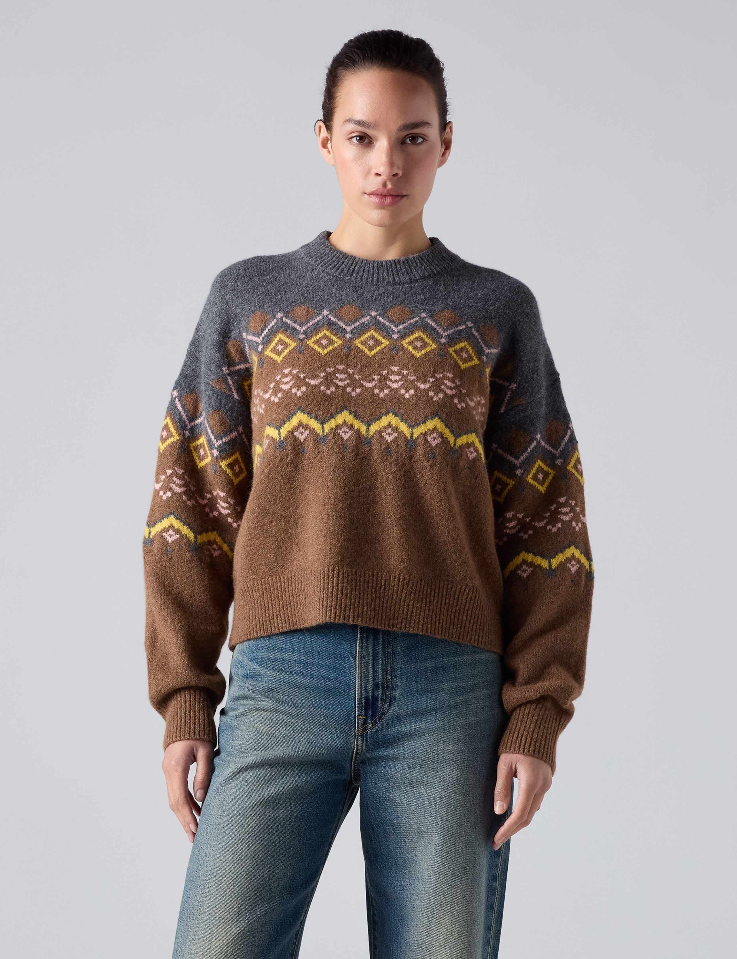 Fair Isle Crew Neck Jumper