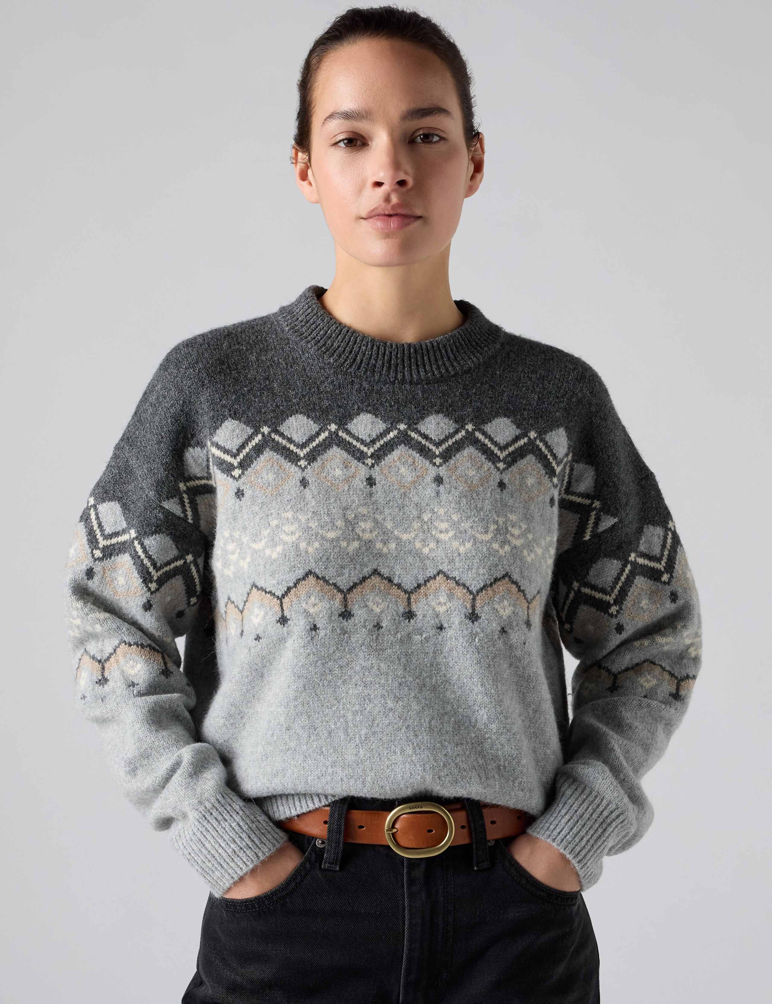 Fair Isle Crew Neck Jumper