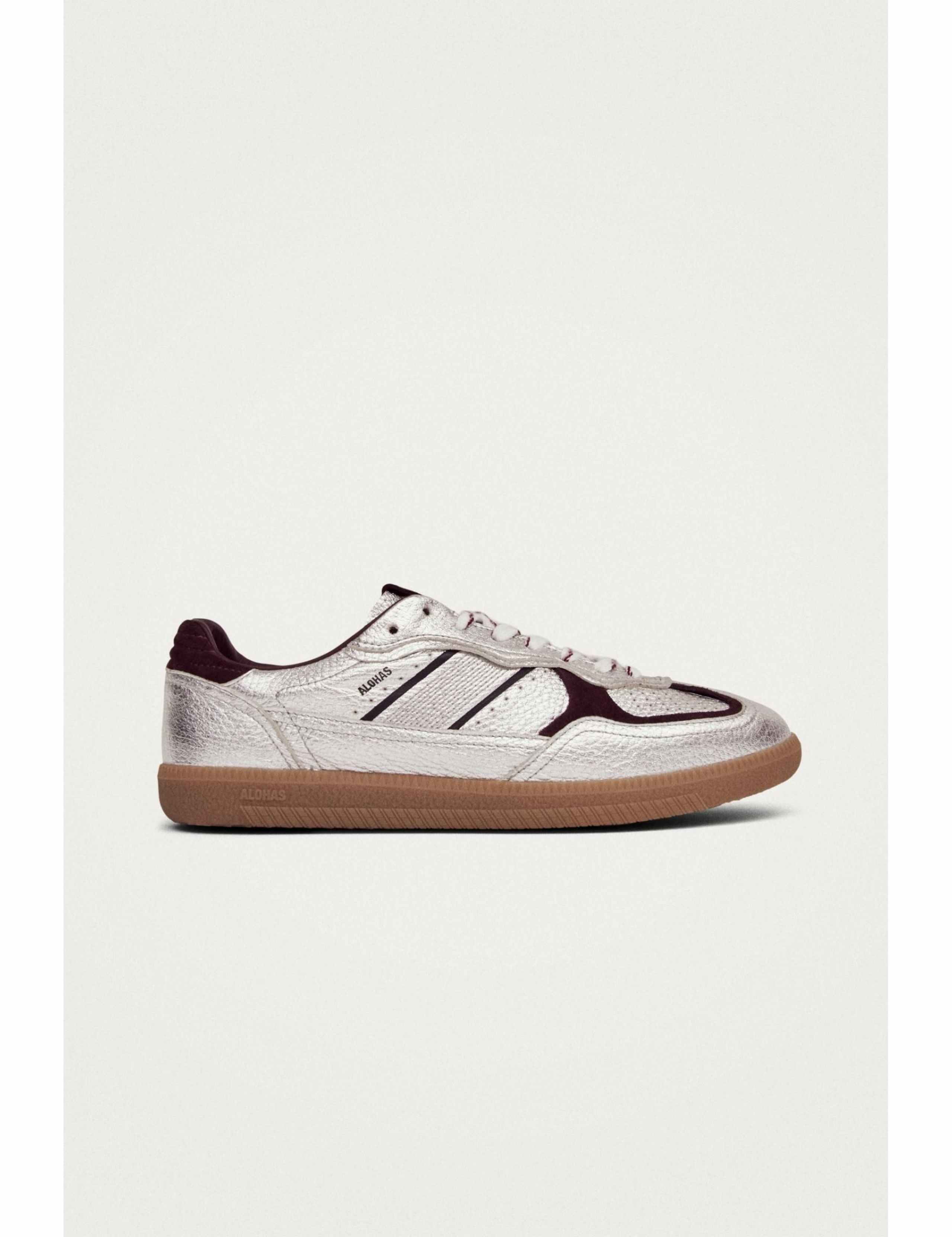 Leather Lace Up Trainers