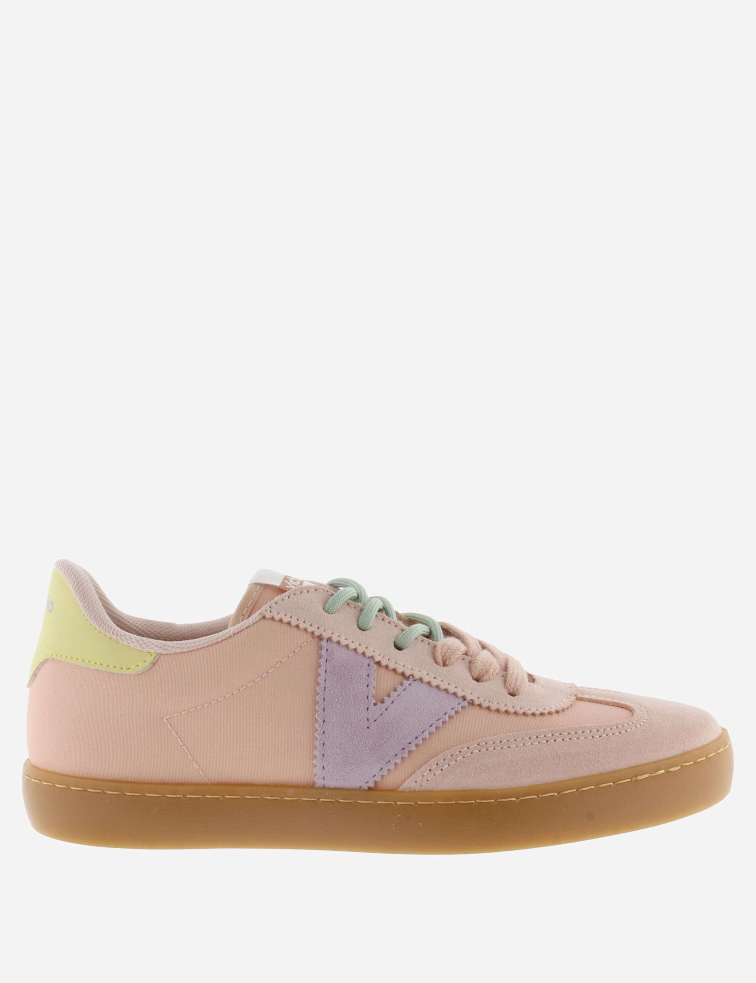 Lace Up Colour-Block Side Detail Trainers