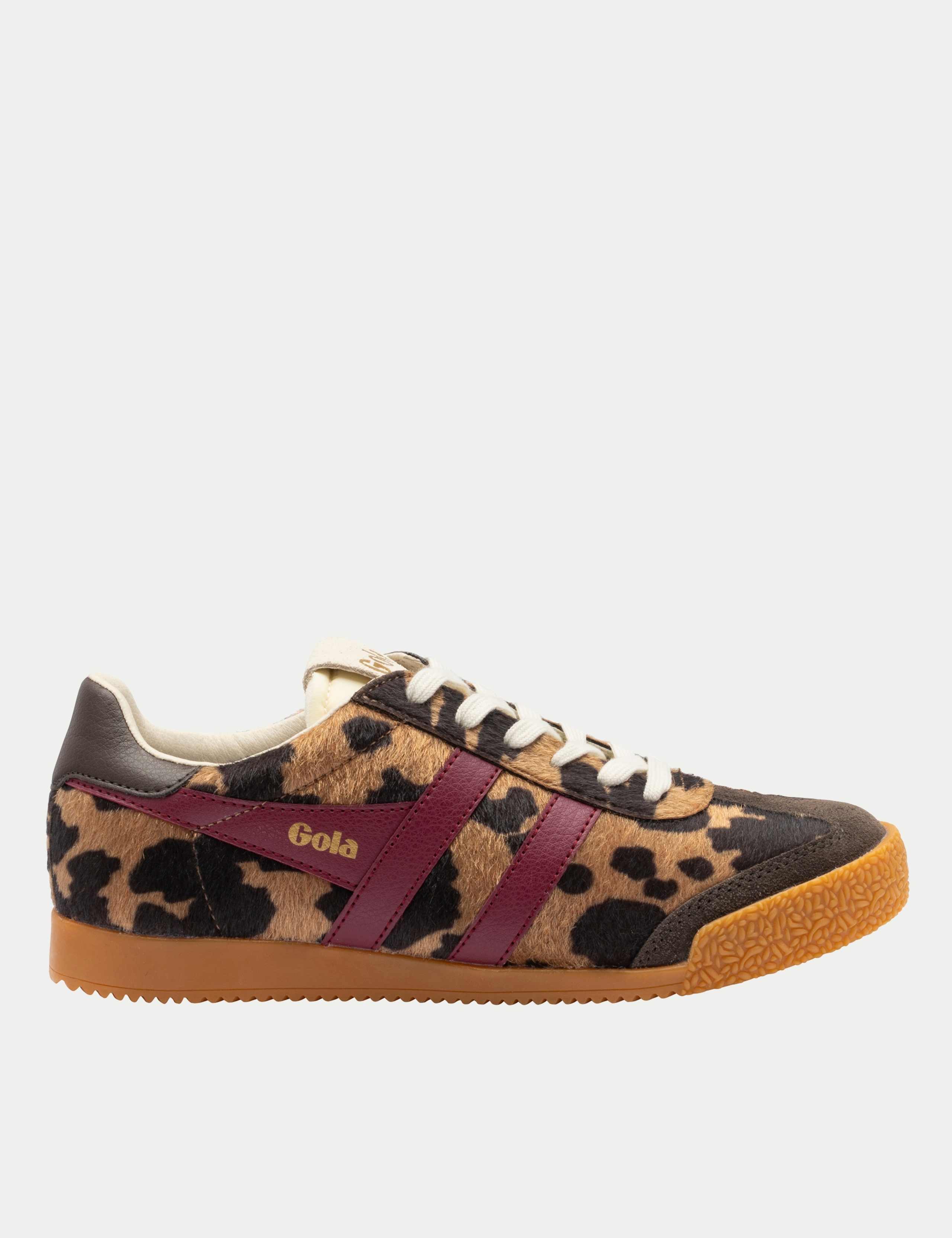 Elan Savanna Leather Lace Up Trainers