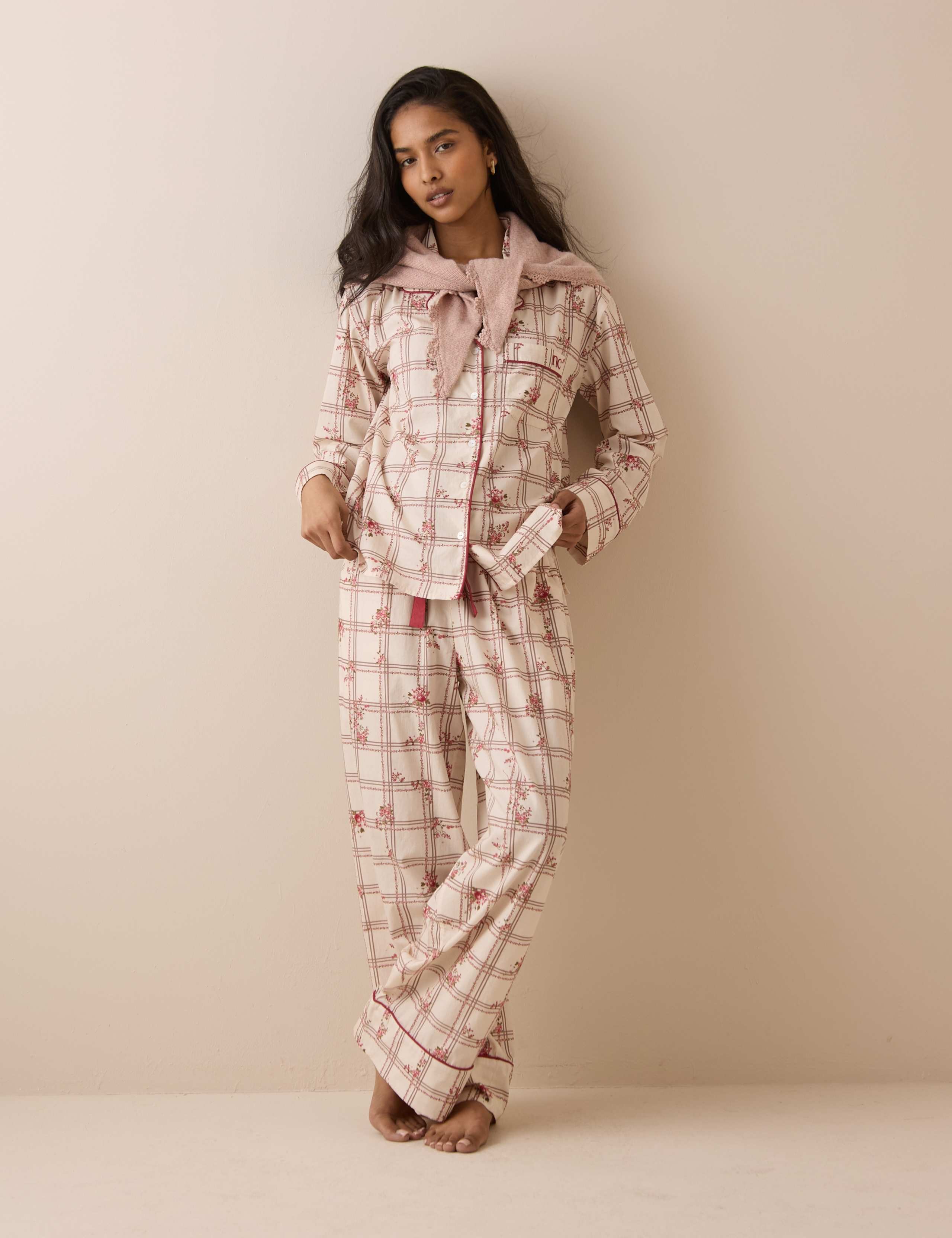 Pure Cotton Printed Pyjama Set